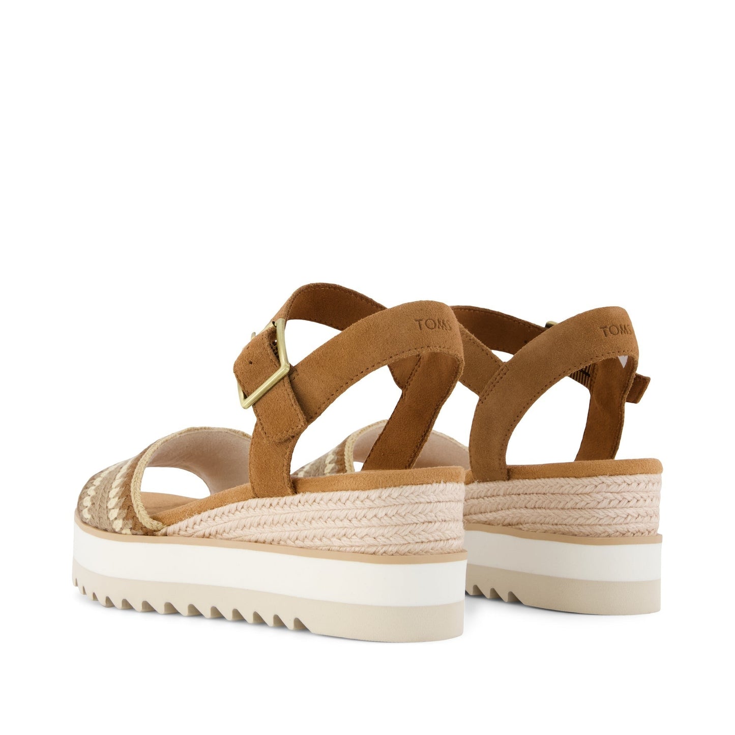 Womens Diana Wedge Sandal Almond Crochet