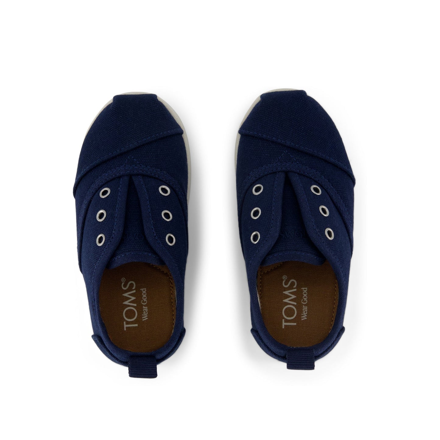 Cordones Plus Toddler Sneaker Navy Canvas