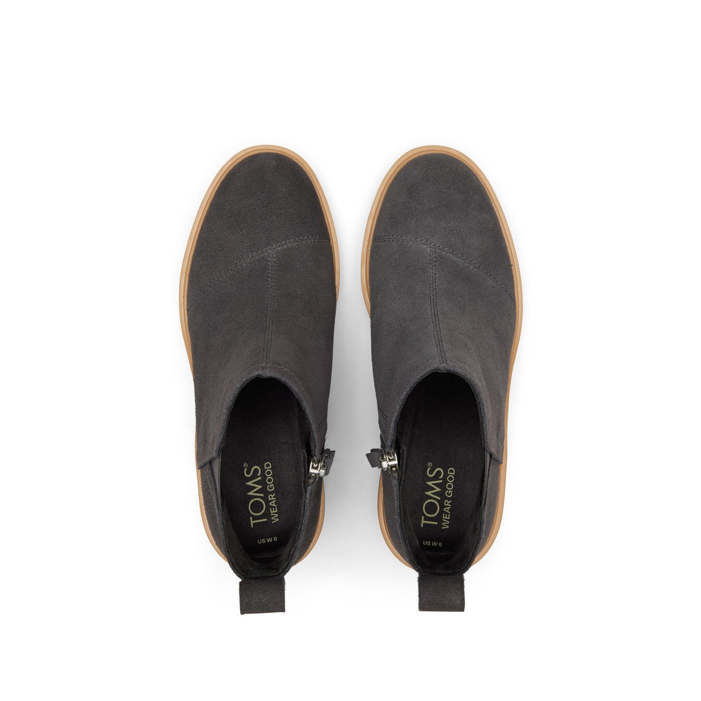 Maude Forged Iron Suede Wedge Boot
