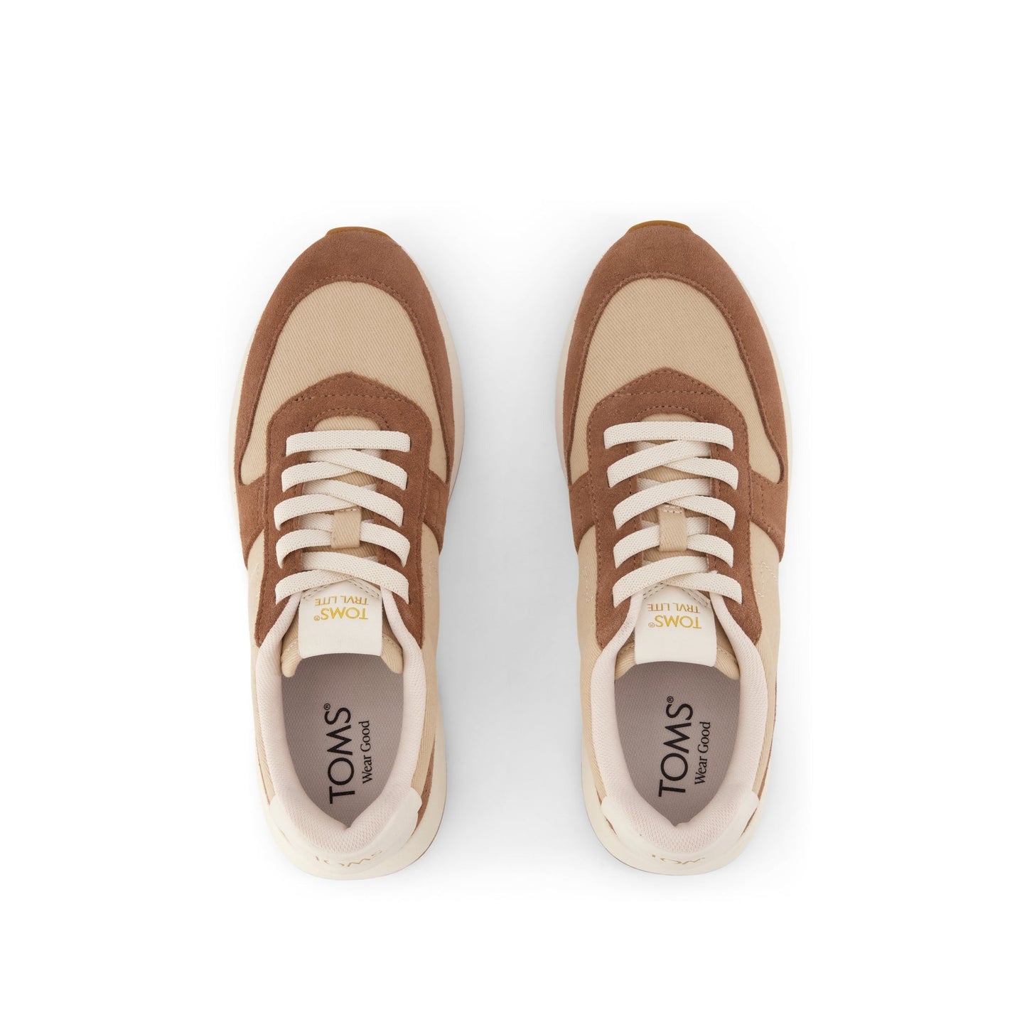 Womens TRVL LITE Retro Runner Sneaker Water Repellent Brown Sugar