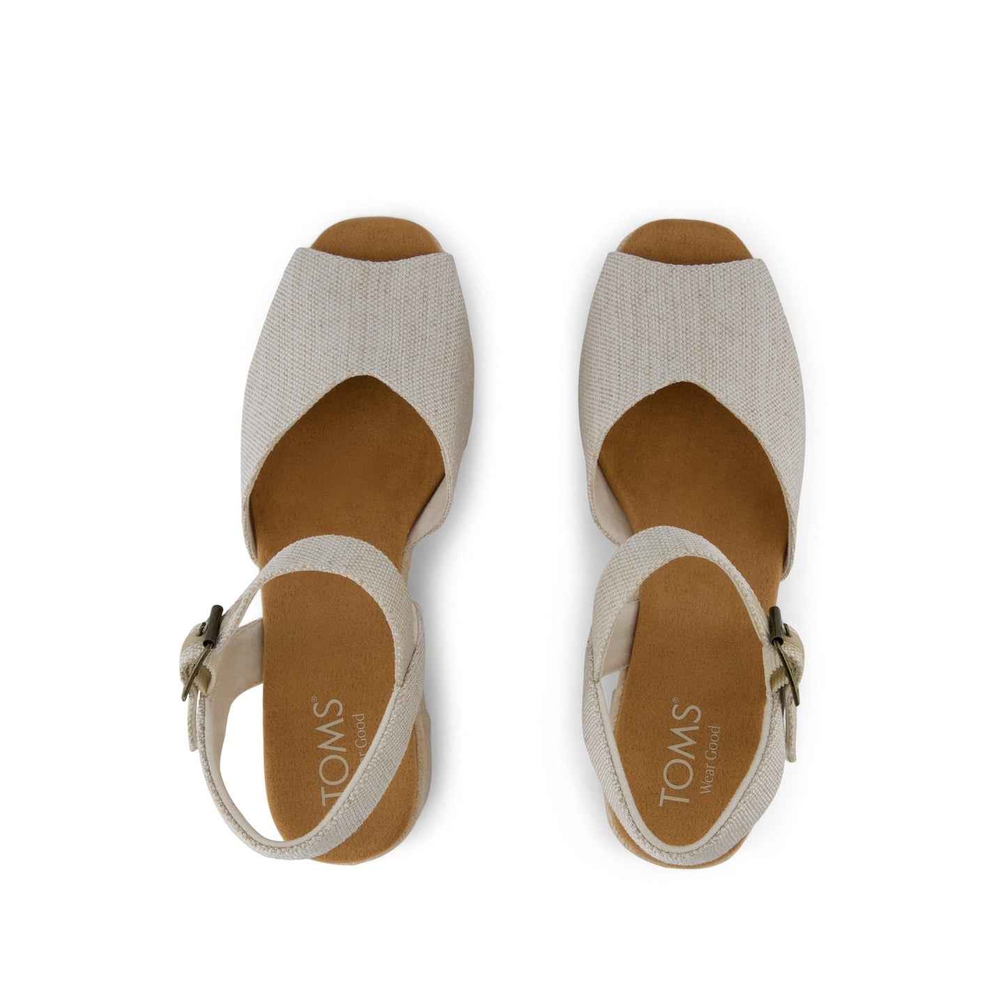 Isla Peep Toe Heeled Sandal Natural Yarn Dye