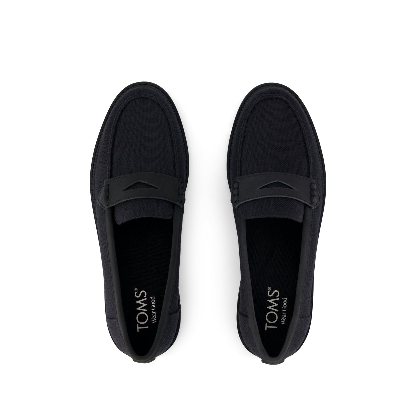 Womens Marie Loafer Black Textile