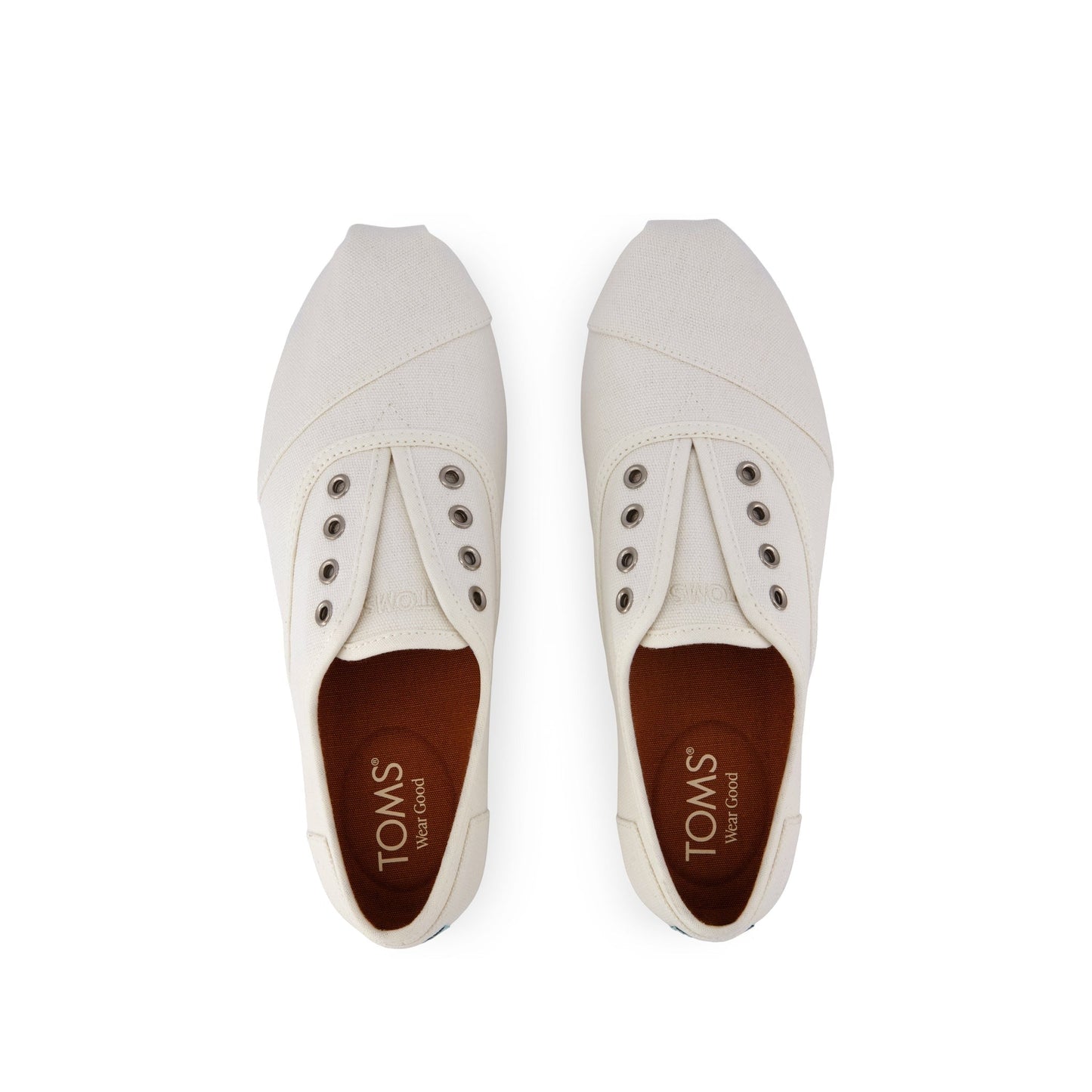 Womens Cordones Plus Sneaker White Canvas