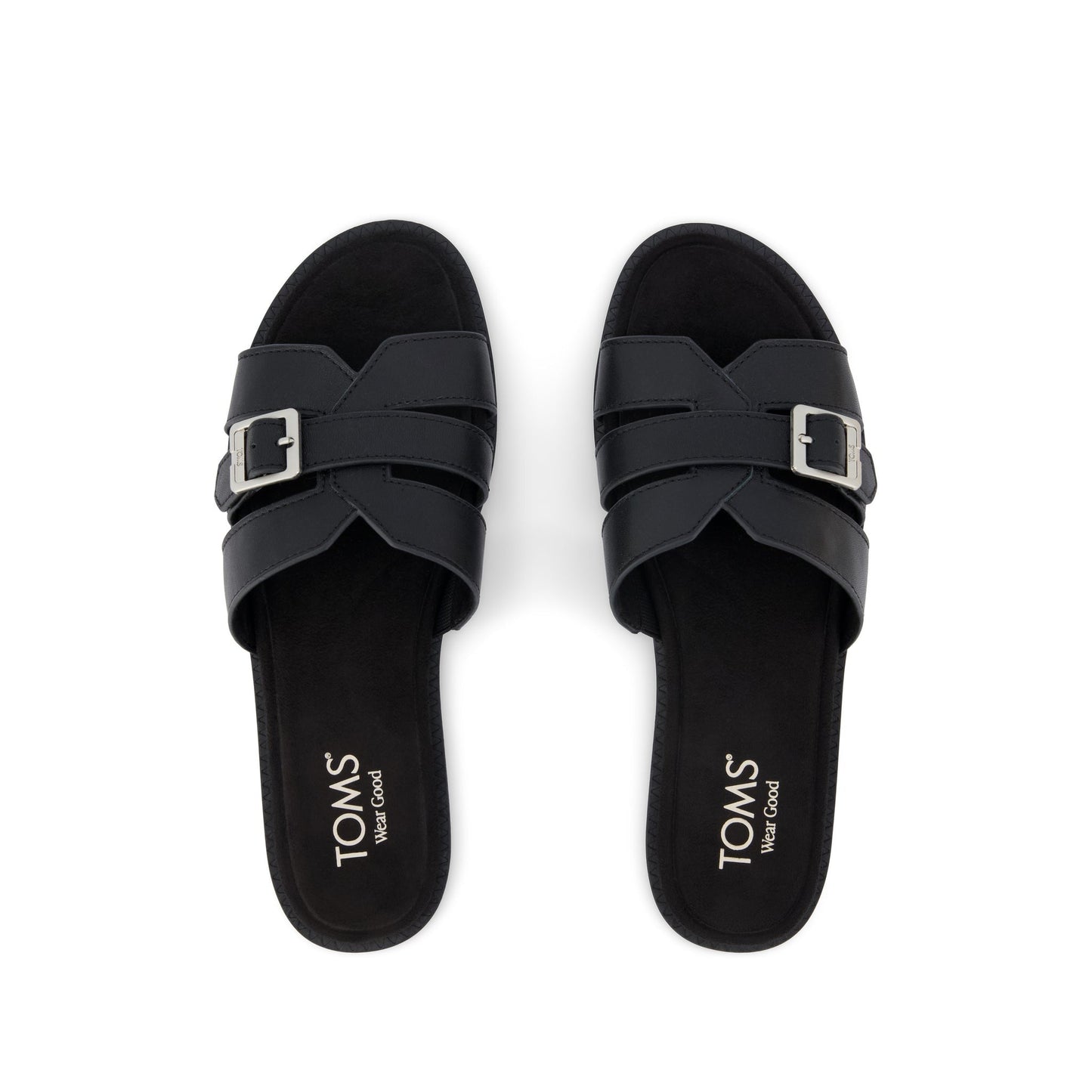 Womens Sol Slide Sandal Black Leather