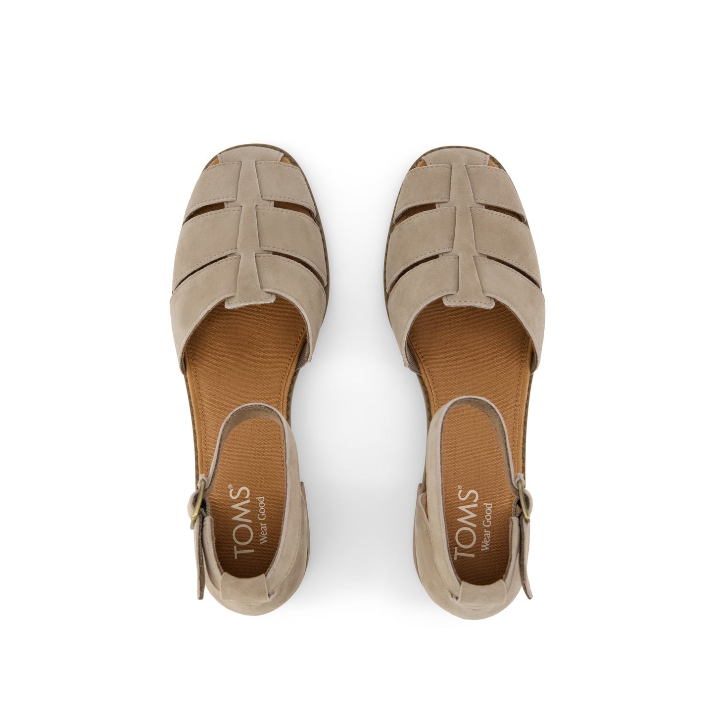 Womens Jaclyn Fisherman Heel Dune Suede