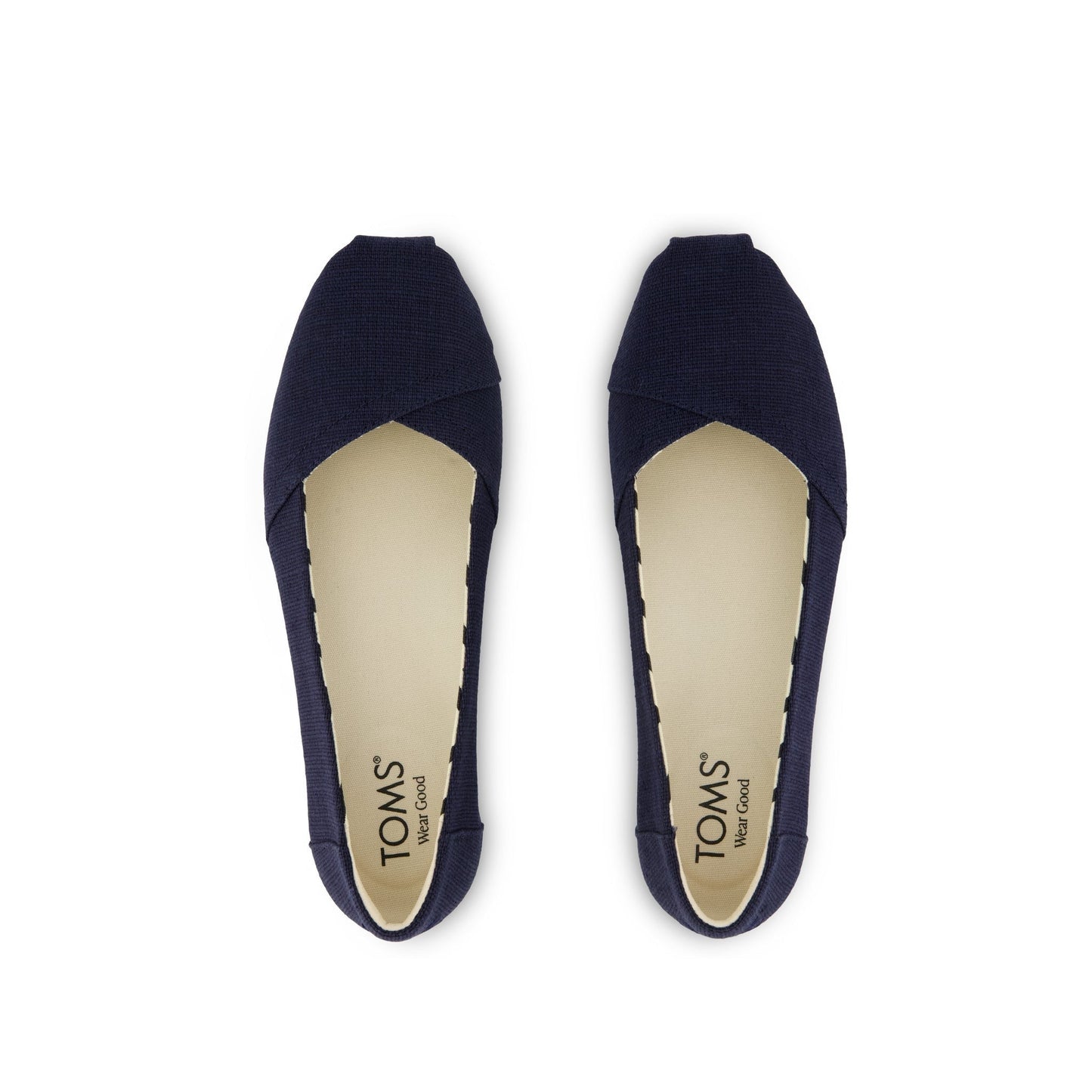 Womens Alpargata Ballet Flat Navy Heritage Canvas