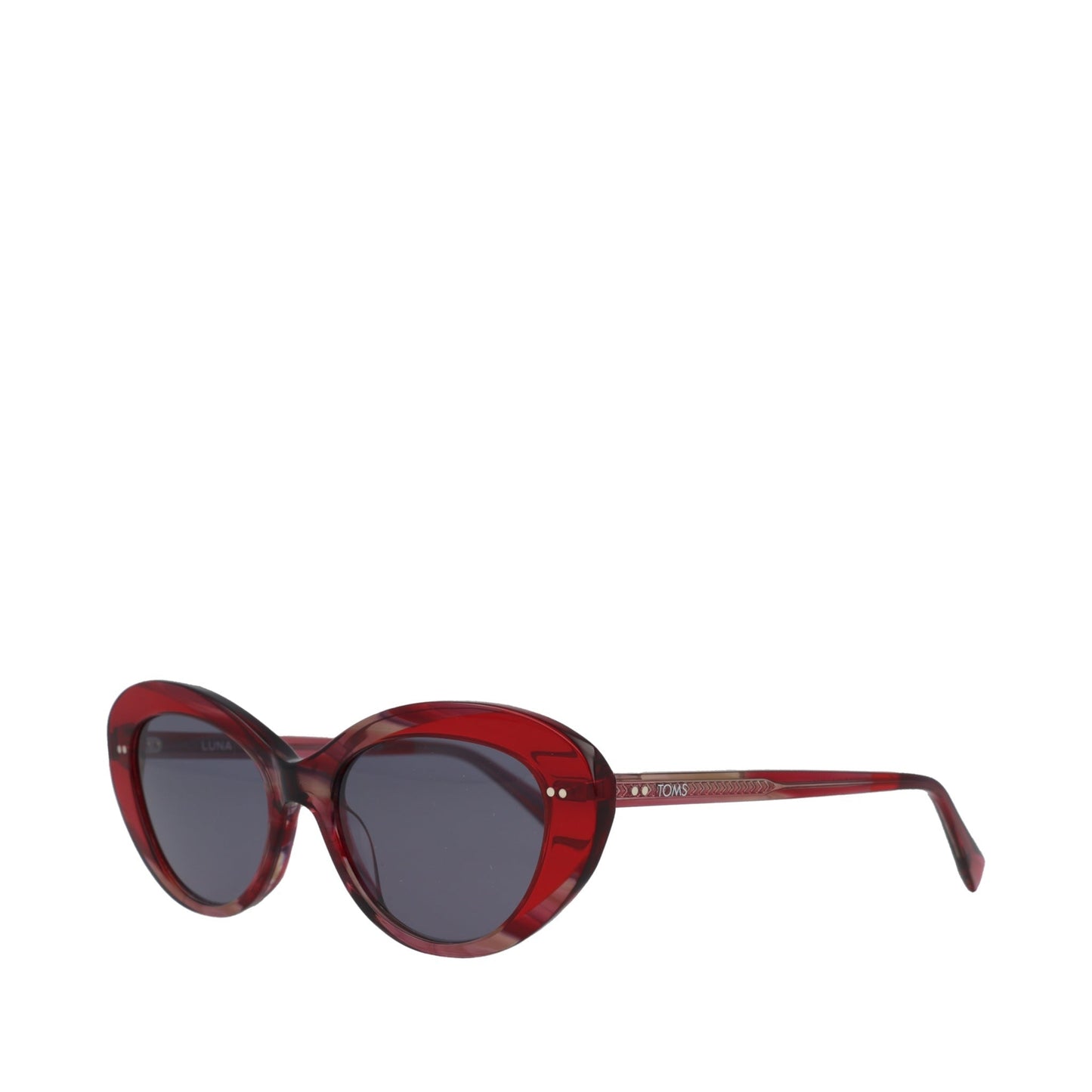 Luna Striped Pomegranate Handcrafted Sunglasses