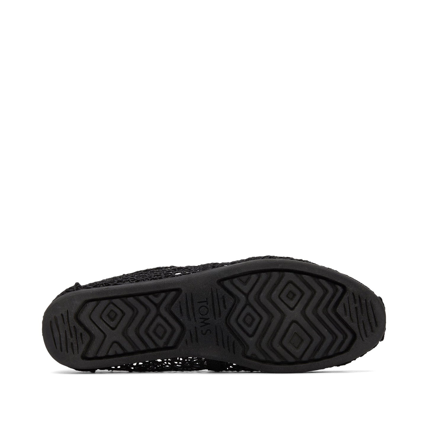 Alpargata Black Moroccan Crochet