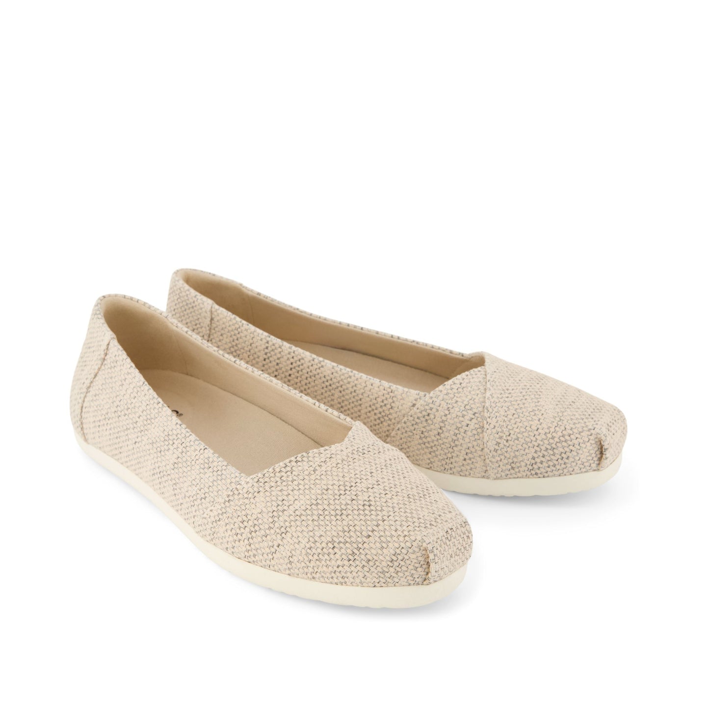 Womens Alpargata Ballet Flat Natural Melange