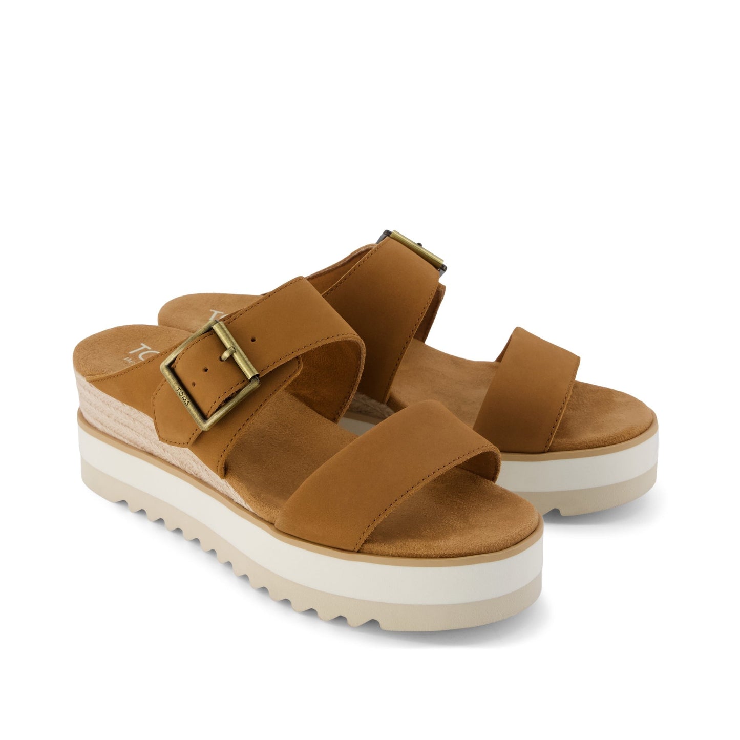 Womens Diana Mule Wedge Sandal Brown Sugar