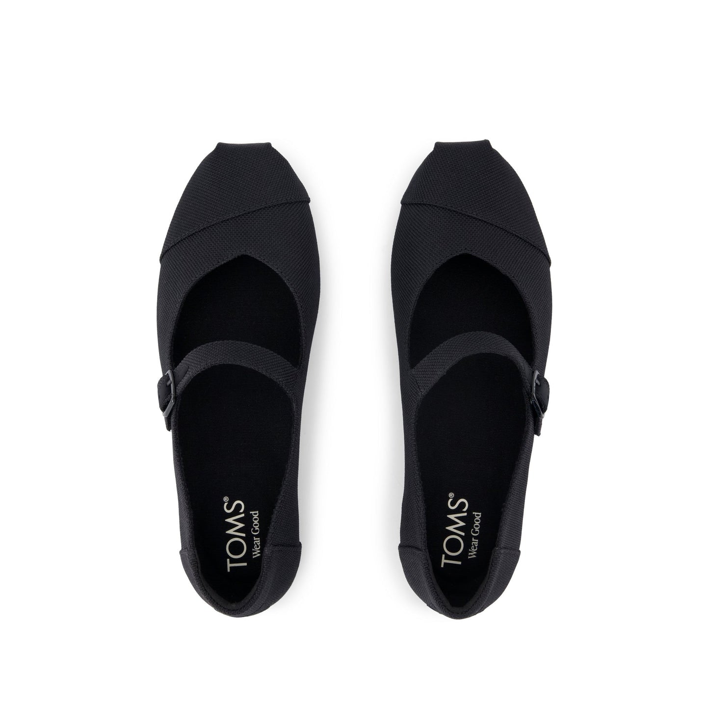 Womens Alpargata Mary Jane Black Canvas
