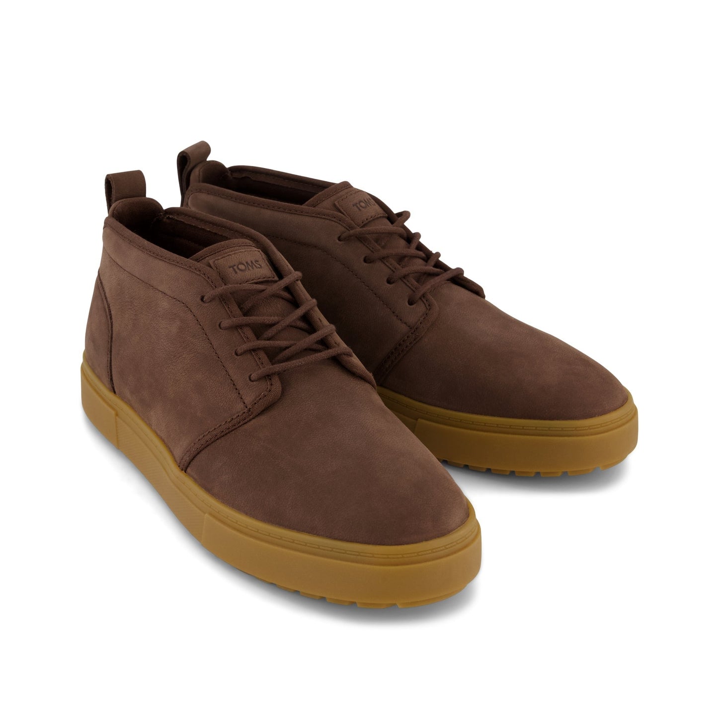Mens Carlo Mid Terrain 2.0 Sneaker Water Resistant Oak Brown Leather