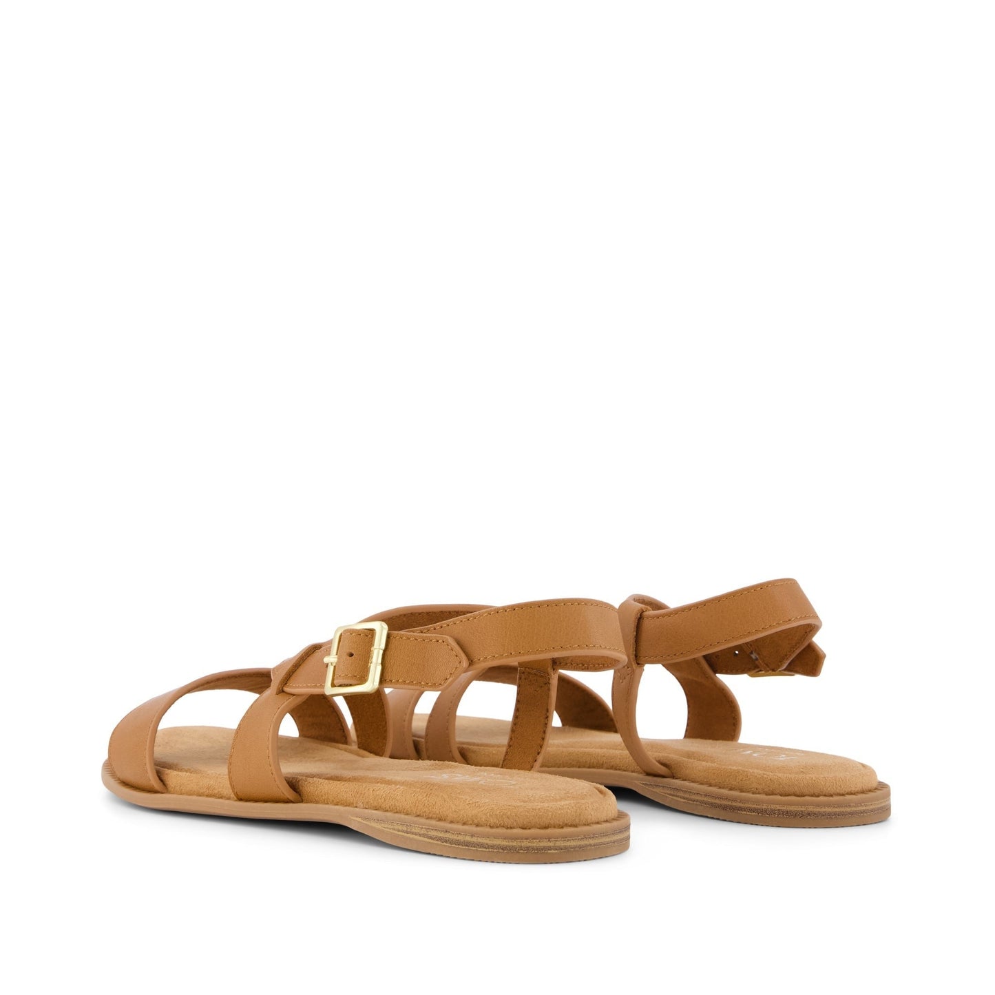Womens Mar Strappy Sandal Brown Sugar Leather