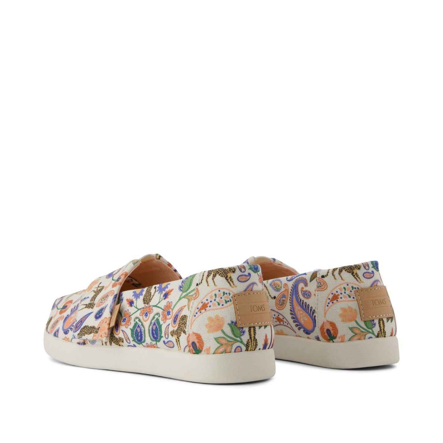 Alpargata Classic Kids Shoe Egret Cheetah Paisley Print