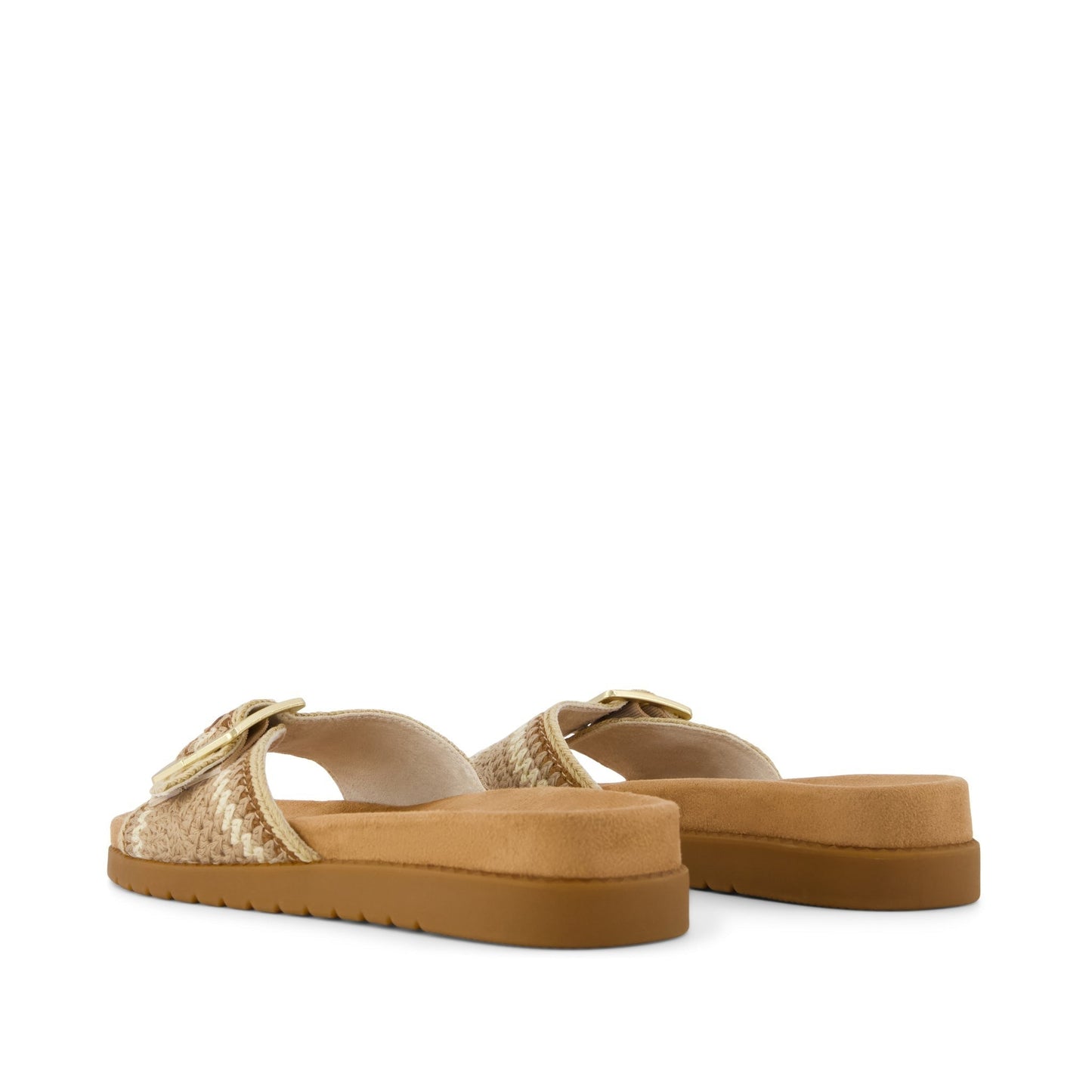 Womens Marin Slide Sandal Almond Crochet