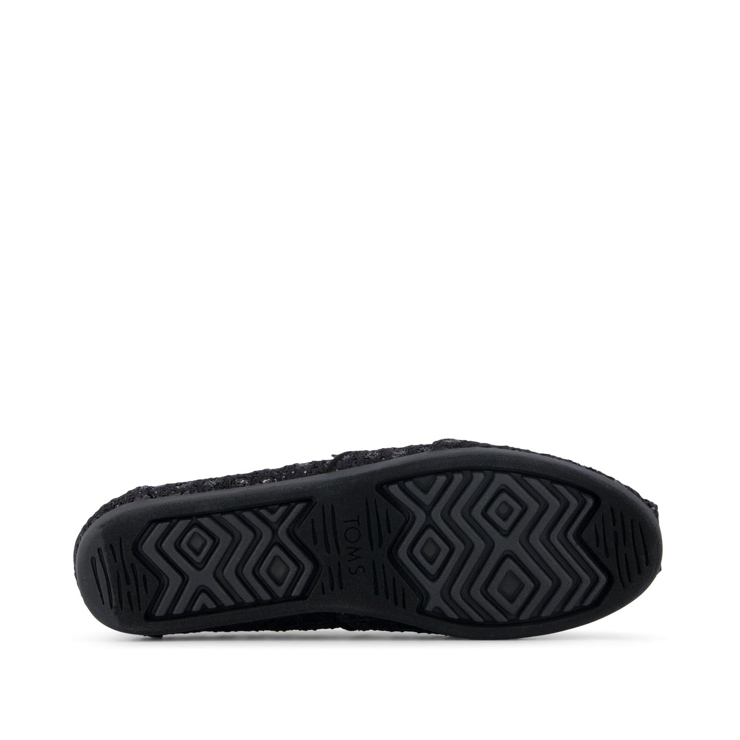 Womens Alpargata Classic Black Geometric Sequins