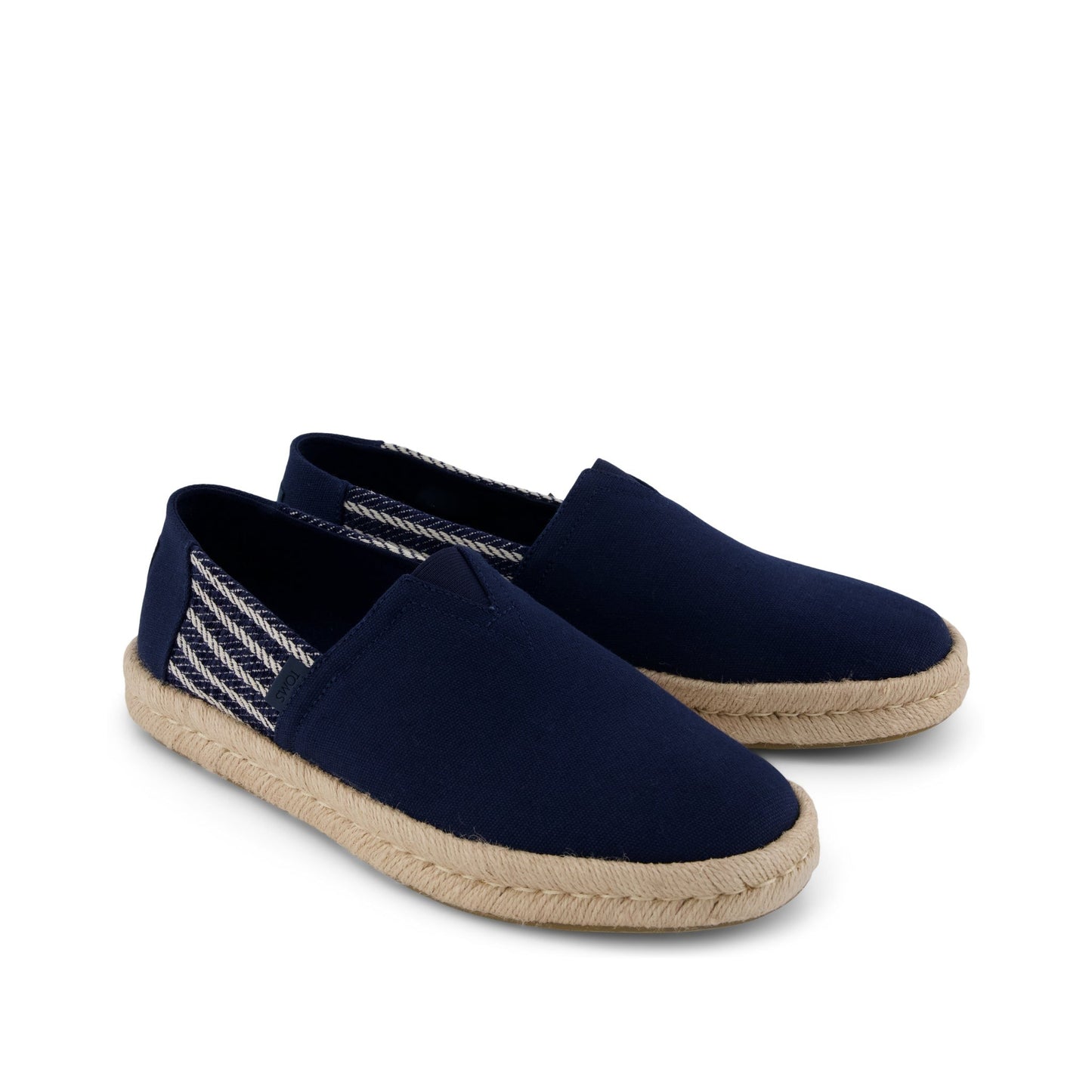 Mens Alpargata Rope 2.0 Espadrille Navy Stripes