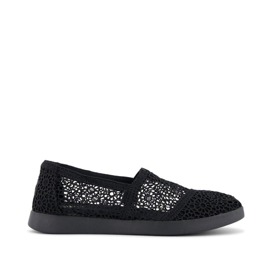 Alpargata Plus Black Moroccan Crochet