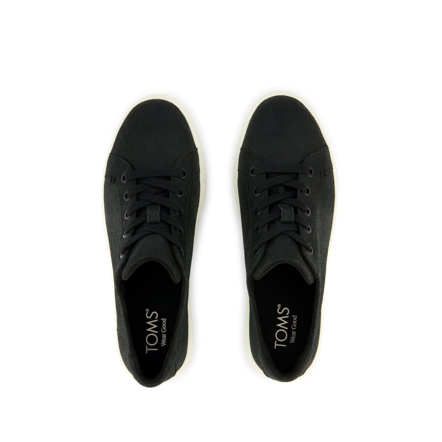 Womens Kameron Lace-Up Sneaker Black Metallic Suede