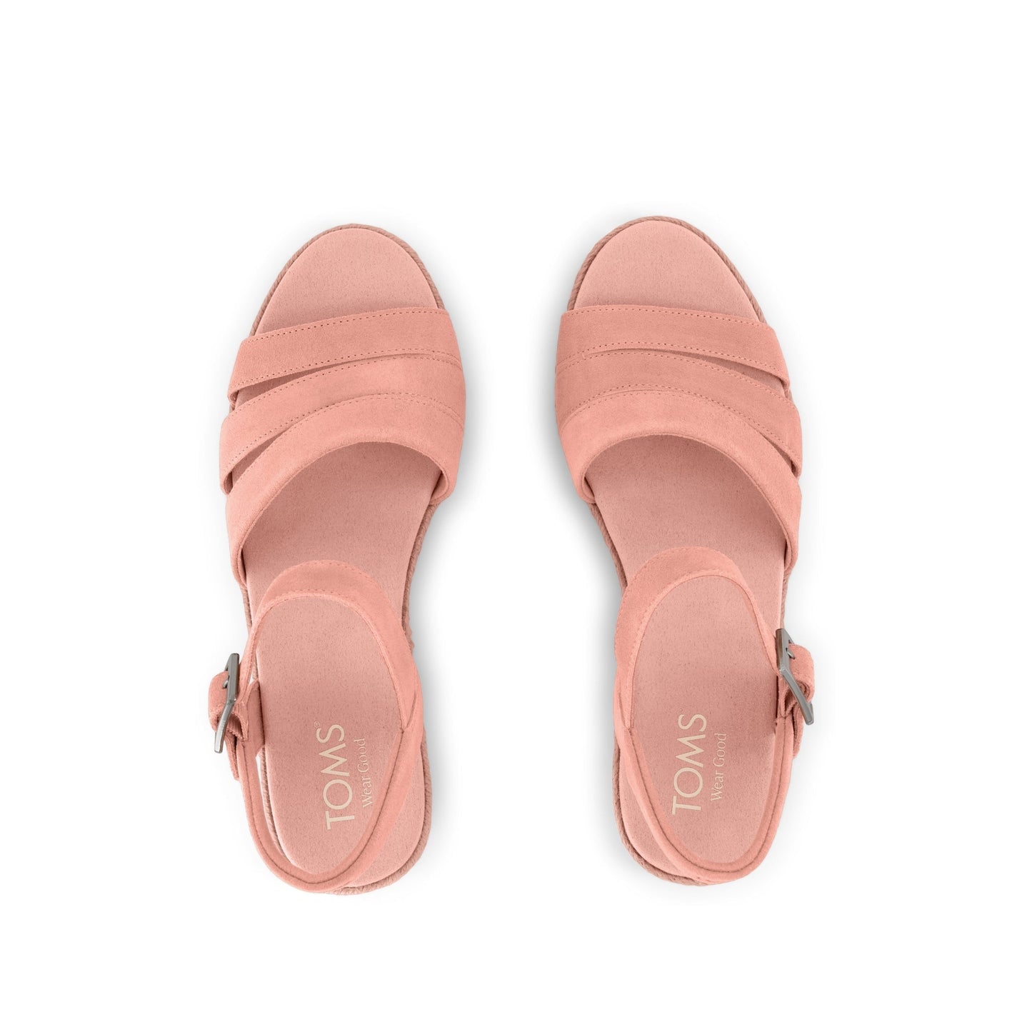 Womens Julia Wedge Sandal Bloom Suede
