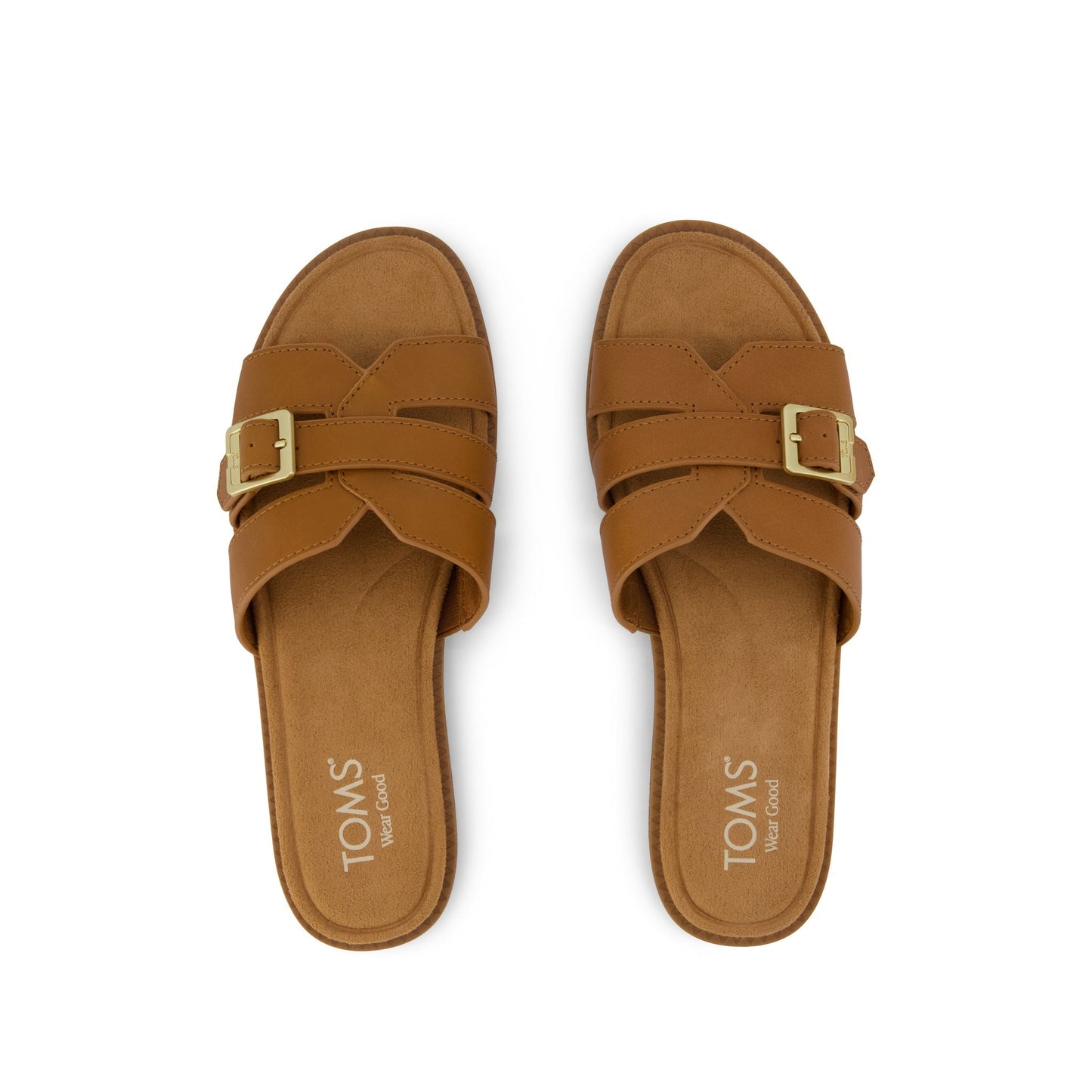 Womens Sol Slide Sandal Brown Sugar Leather