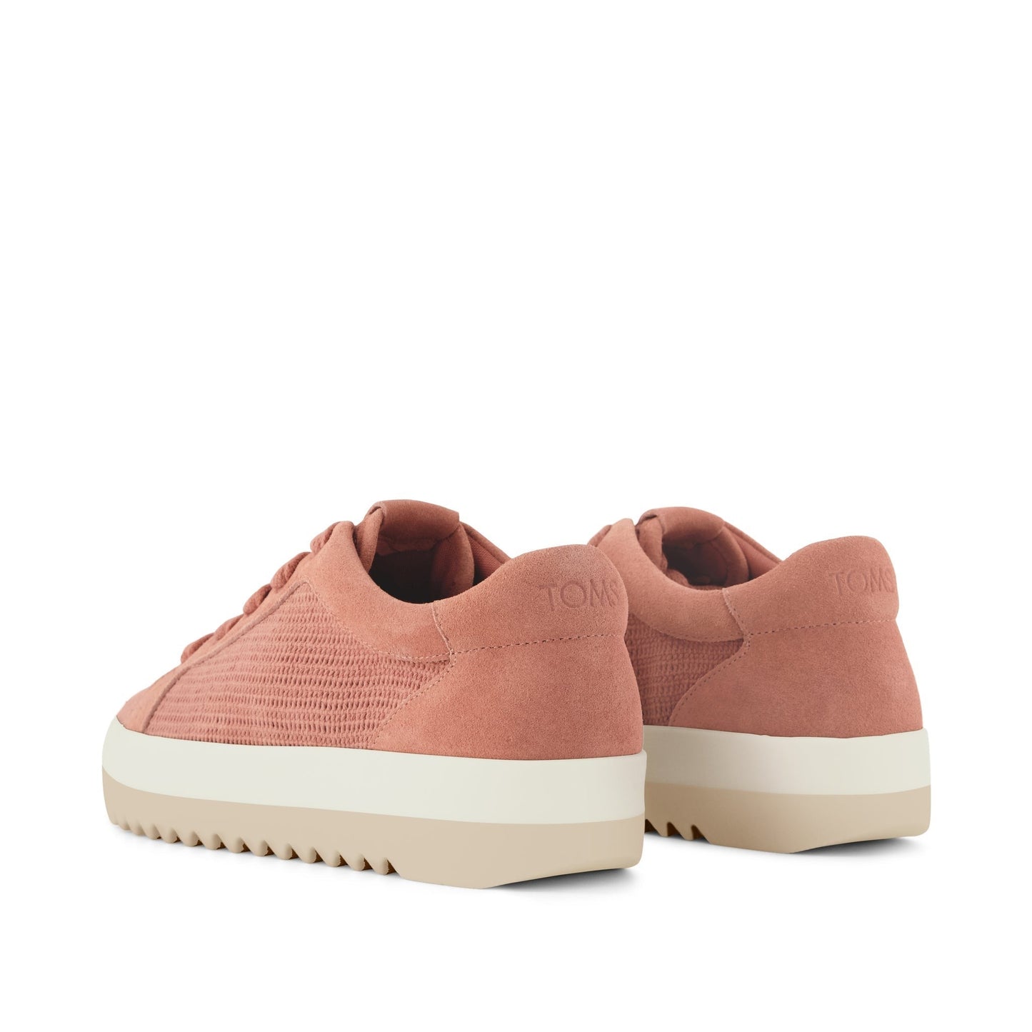 Womens Rea Lace-Up Platform Sneaker Bloom Mesh and Suede