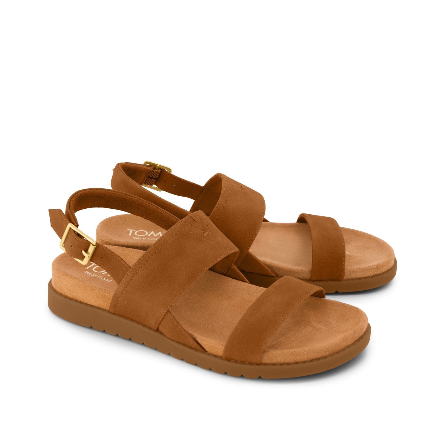 Womens Marin Strap Sandal Brown Sugar Nubuck