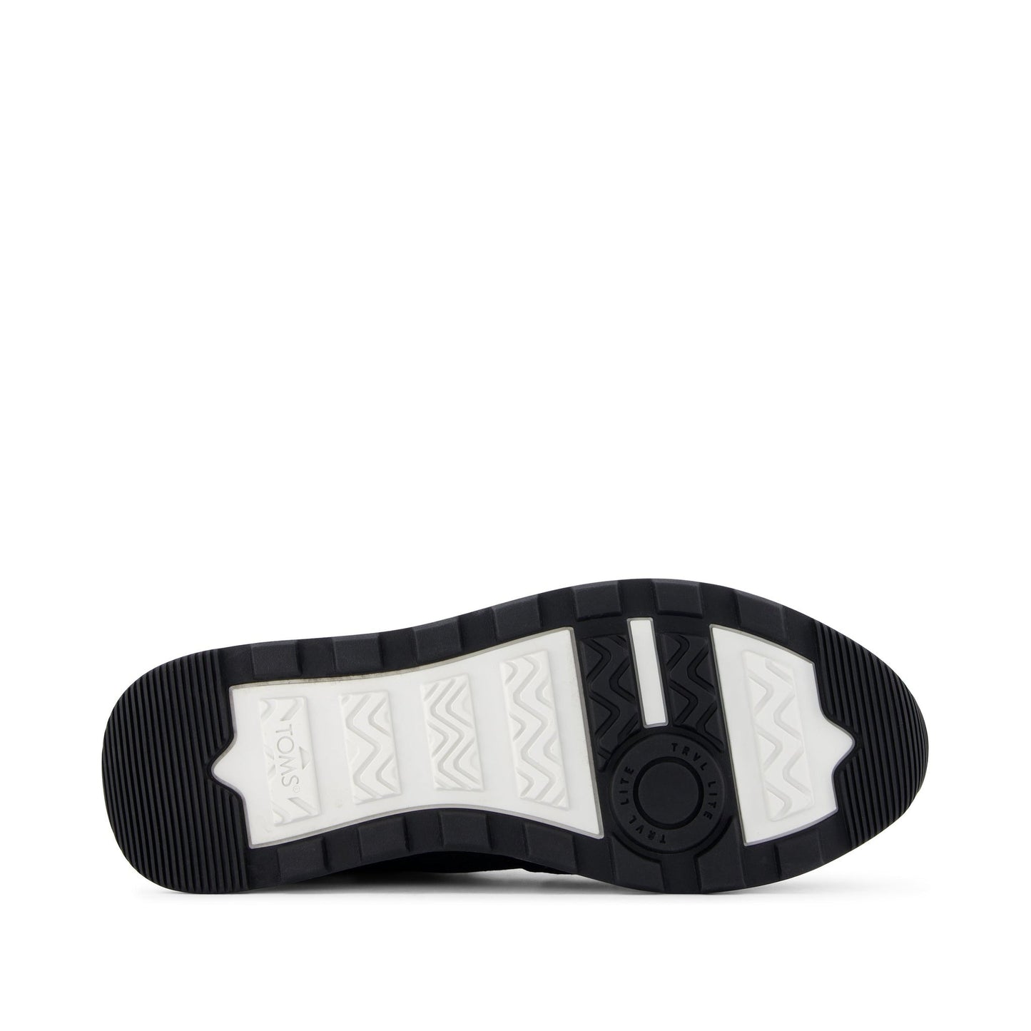 TRVL Lite Retro Runner Black Suede Water Repellent Sneaker