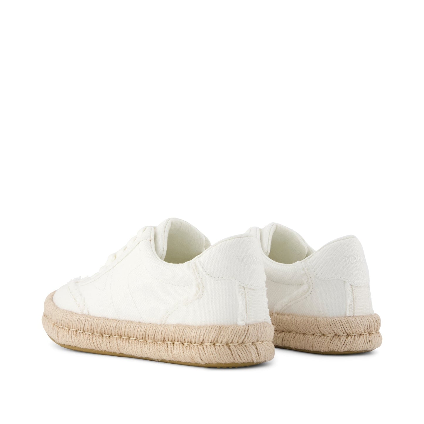Womens Jesse Espadrille Sneaker White Canvas