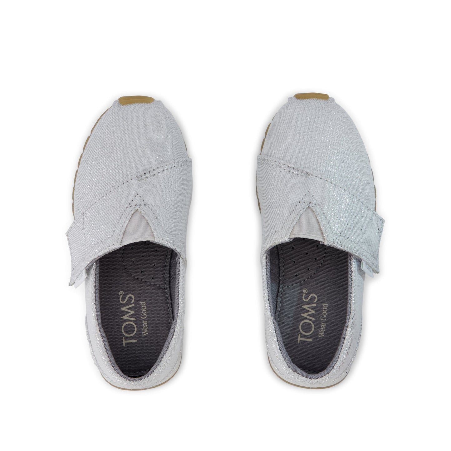 Resident Plus Toddler Sneaker Silver Metallic Twill