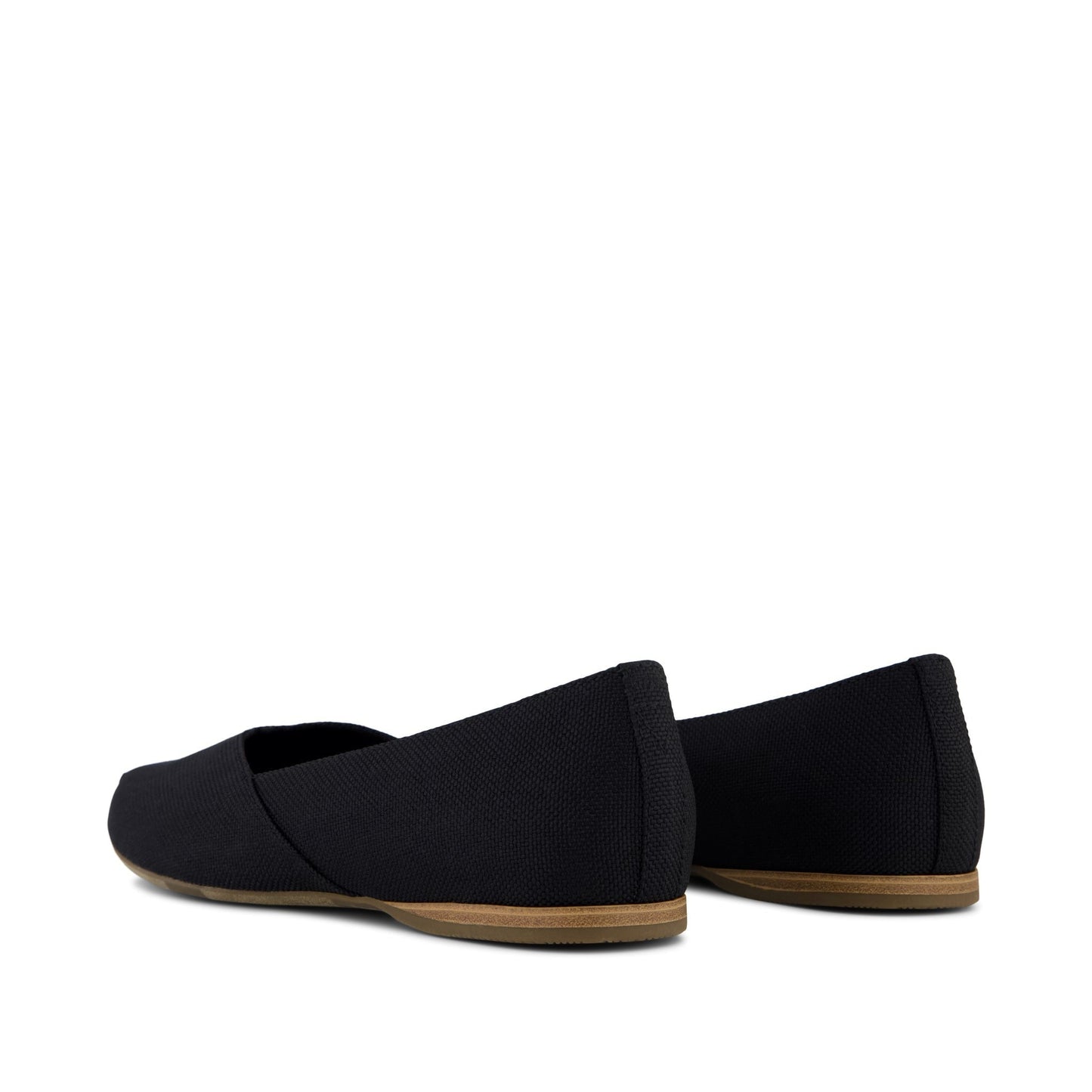 Womens Gemma Flat Black Heavy Canvas