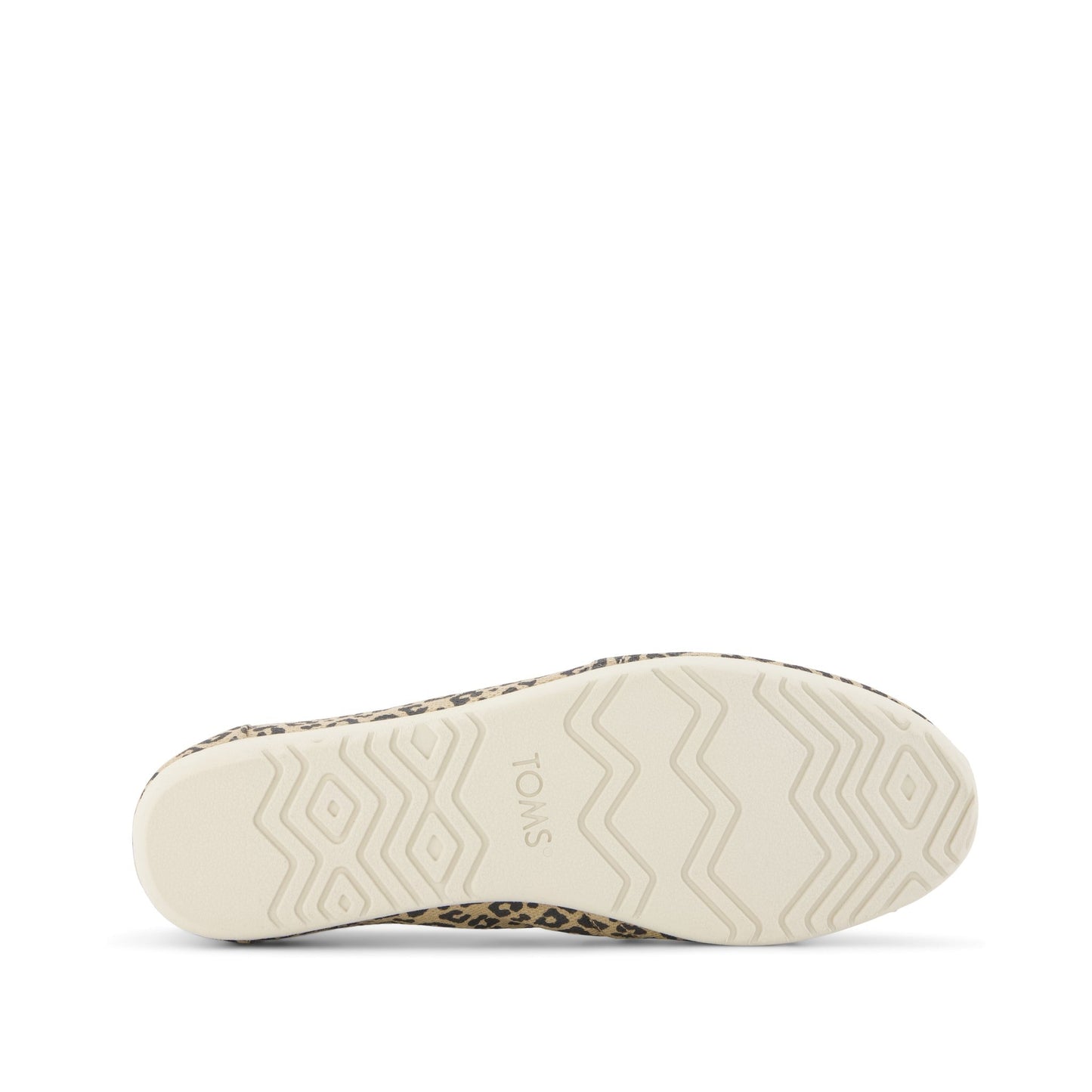 Womens Alpargata Ballet Flat Natural Leopard Spots