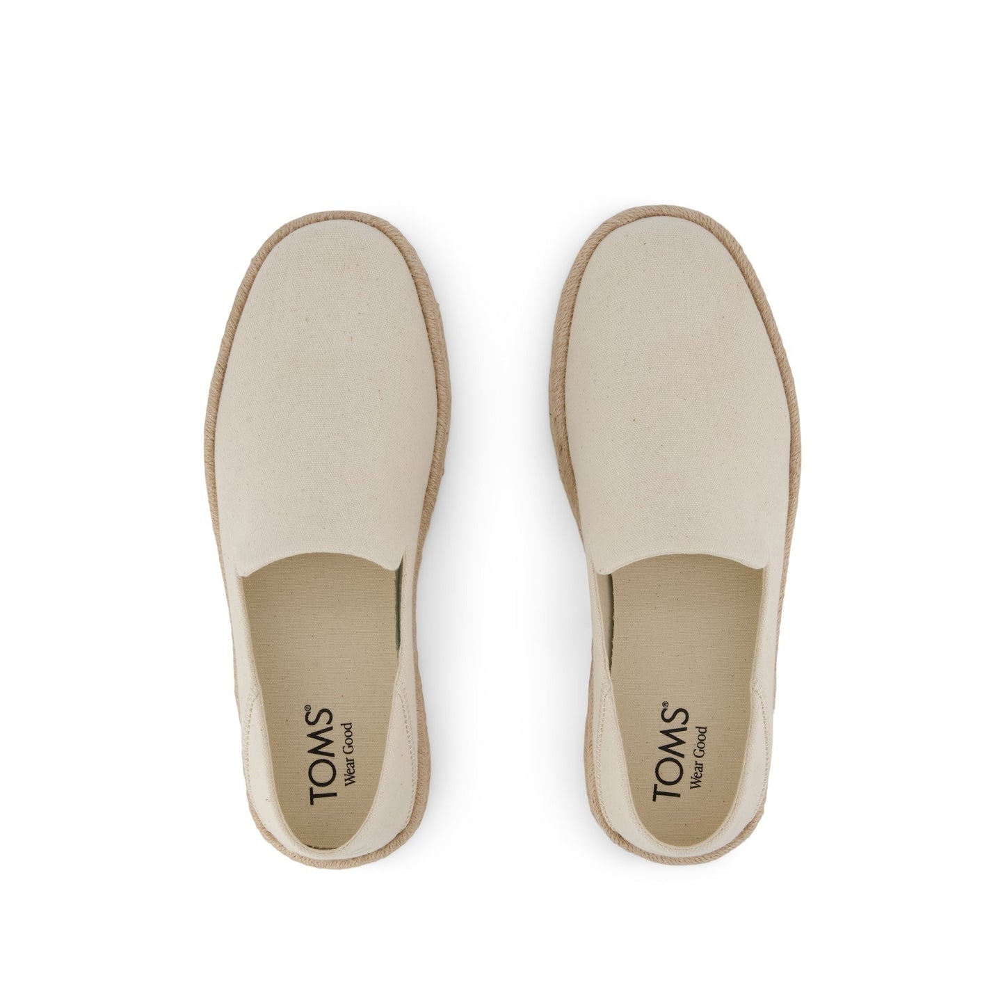 Mens Santiago Loafer Natural Recycled Cotton Canvas