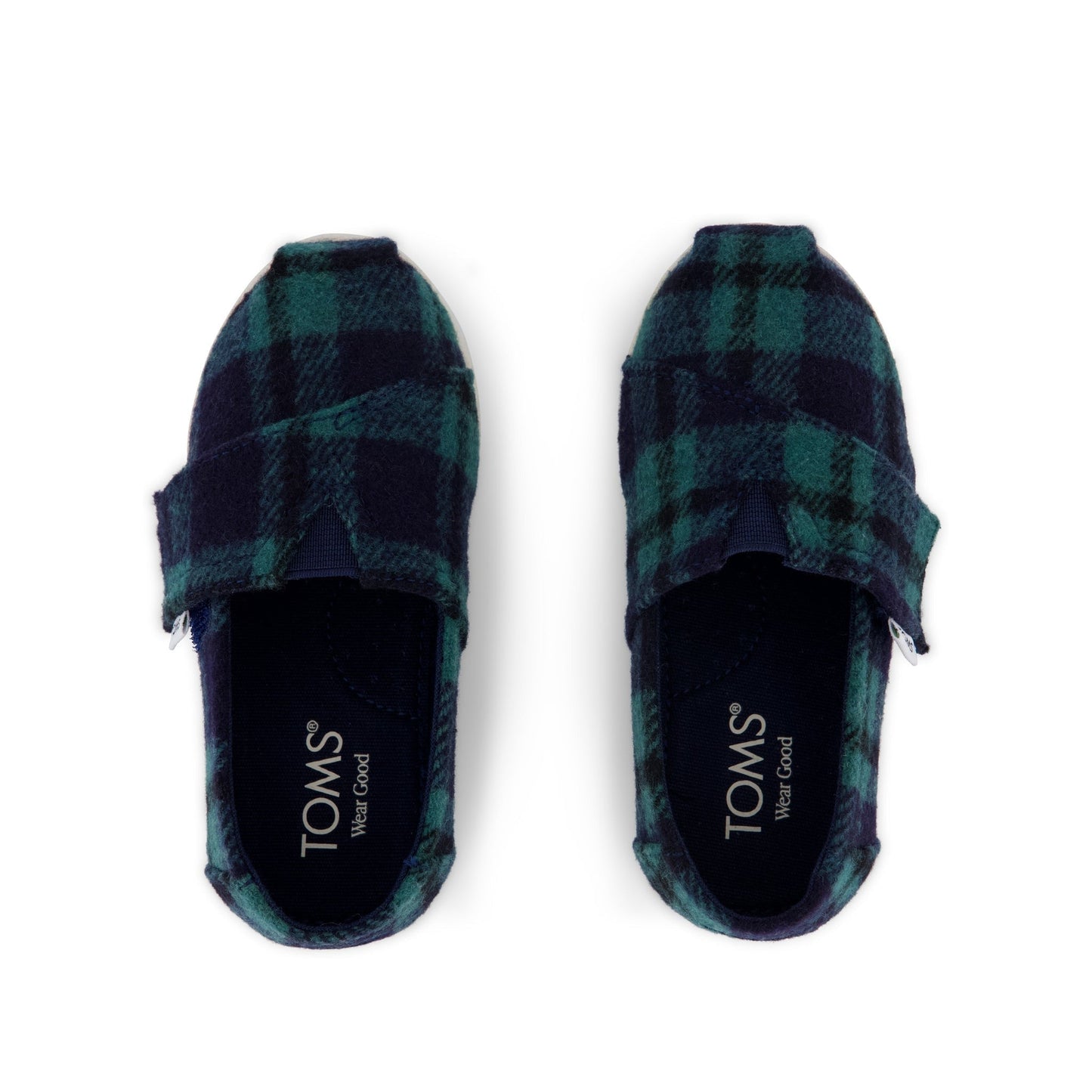 Alpargata Classic Toddler Shoe Navy Plaid
