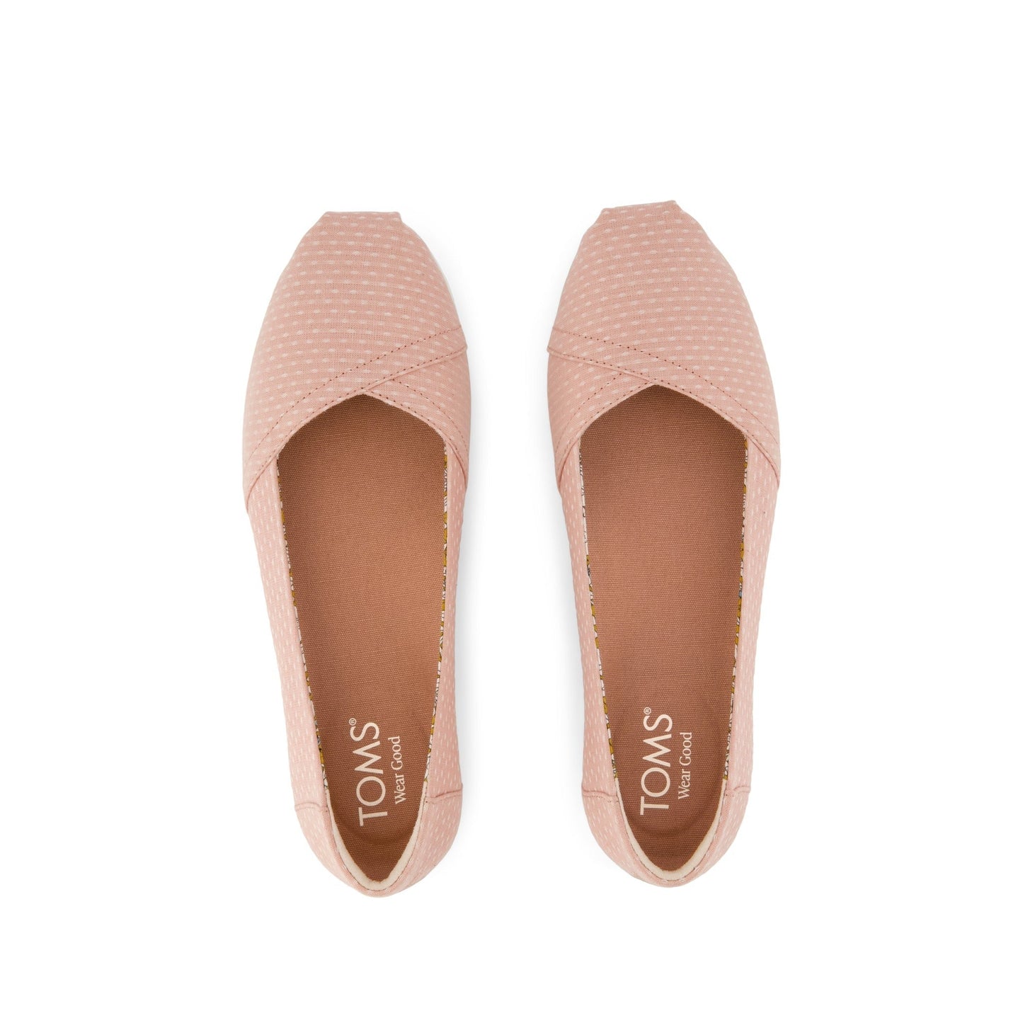 Womens Alpargata Ballet Flat Bloom Chambray Dot