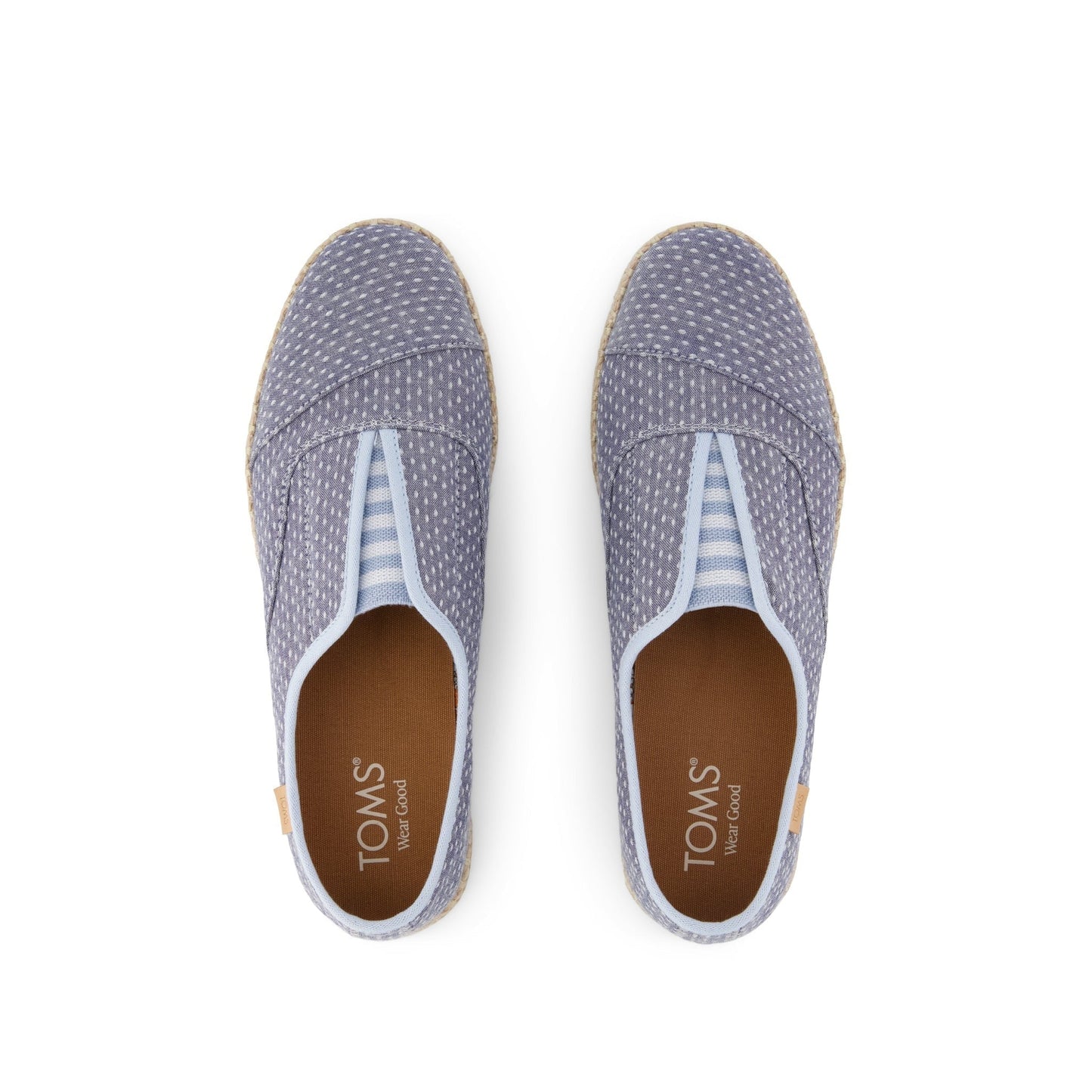 Womens Palmera Plus Niagara Mist Chambray Dot
