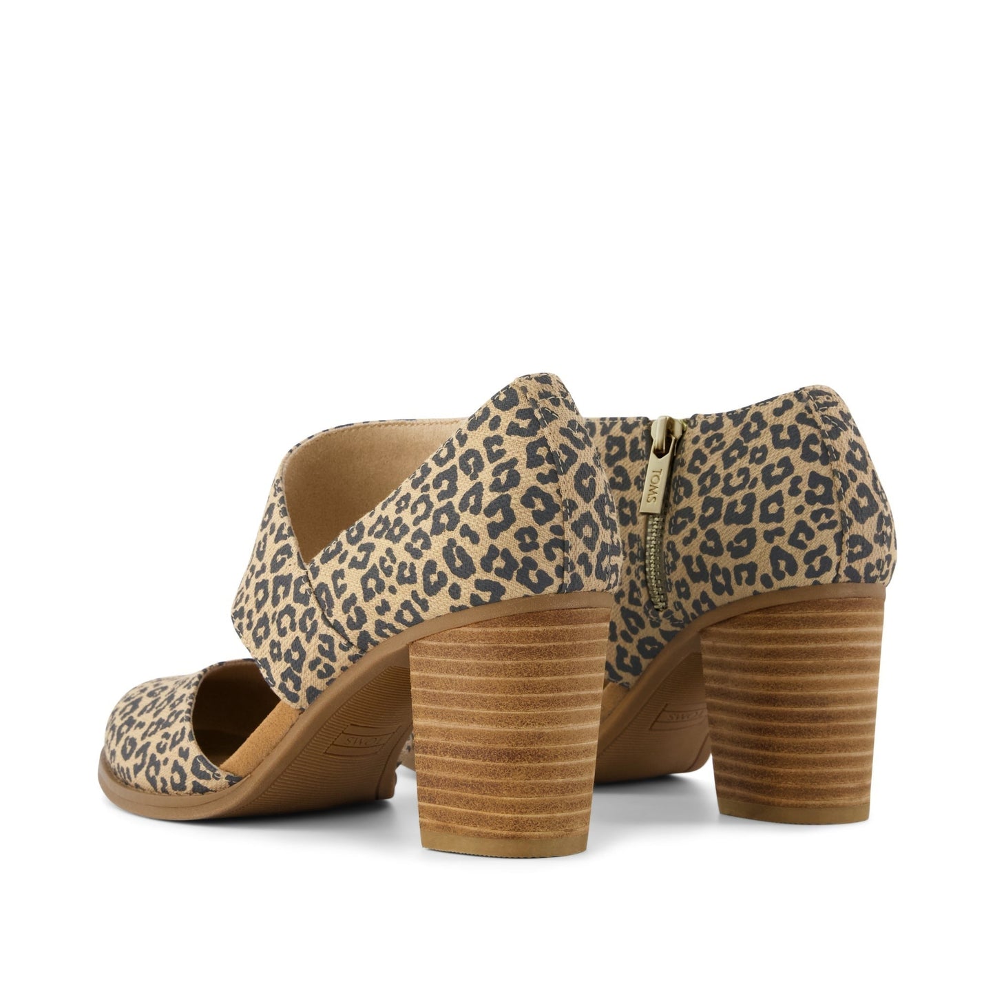 Womens Milan Nova Heel Leopard Print