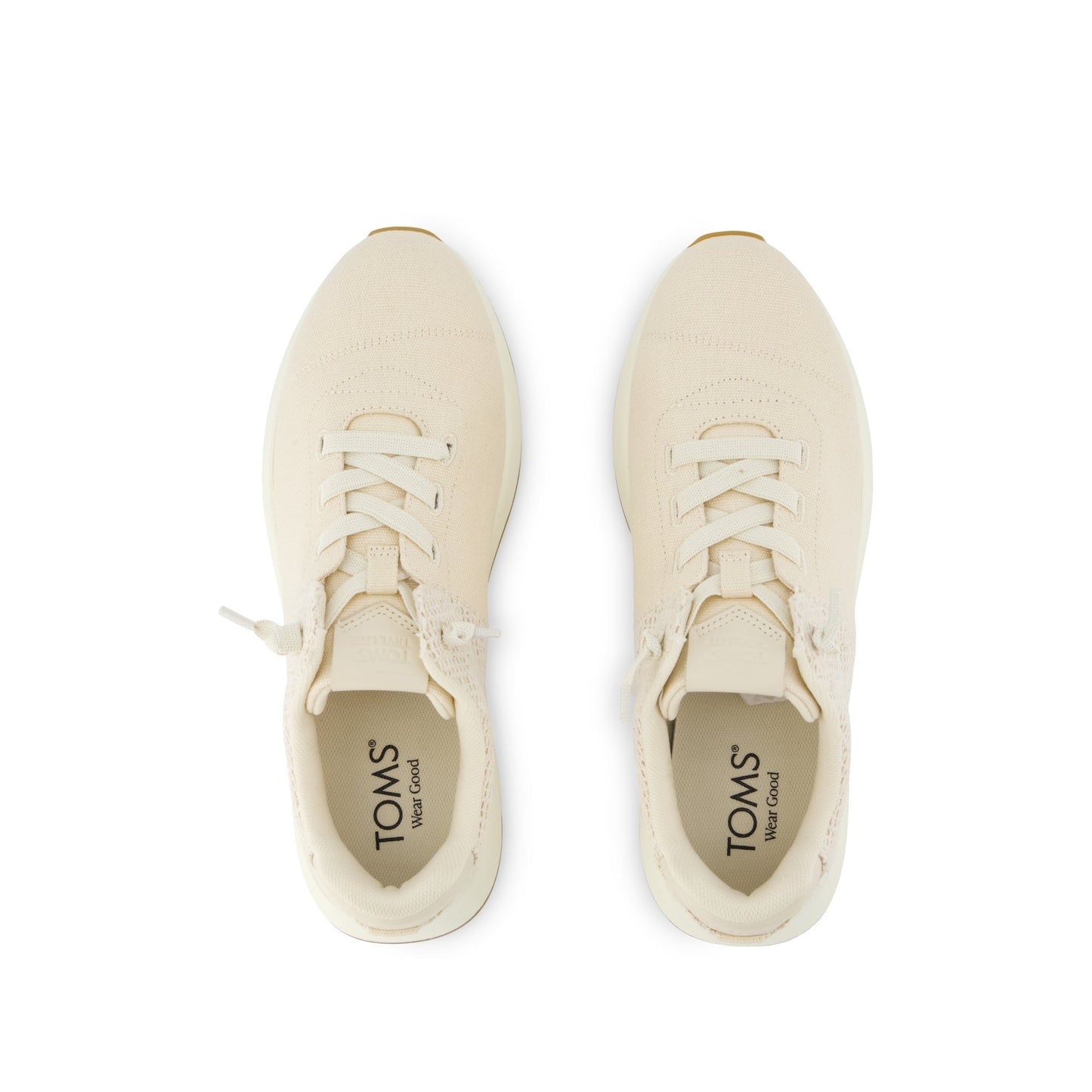 Womens TRVL LITE Cabrillo Sneaker Water Repellent Beige Canvas Mesh