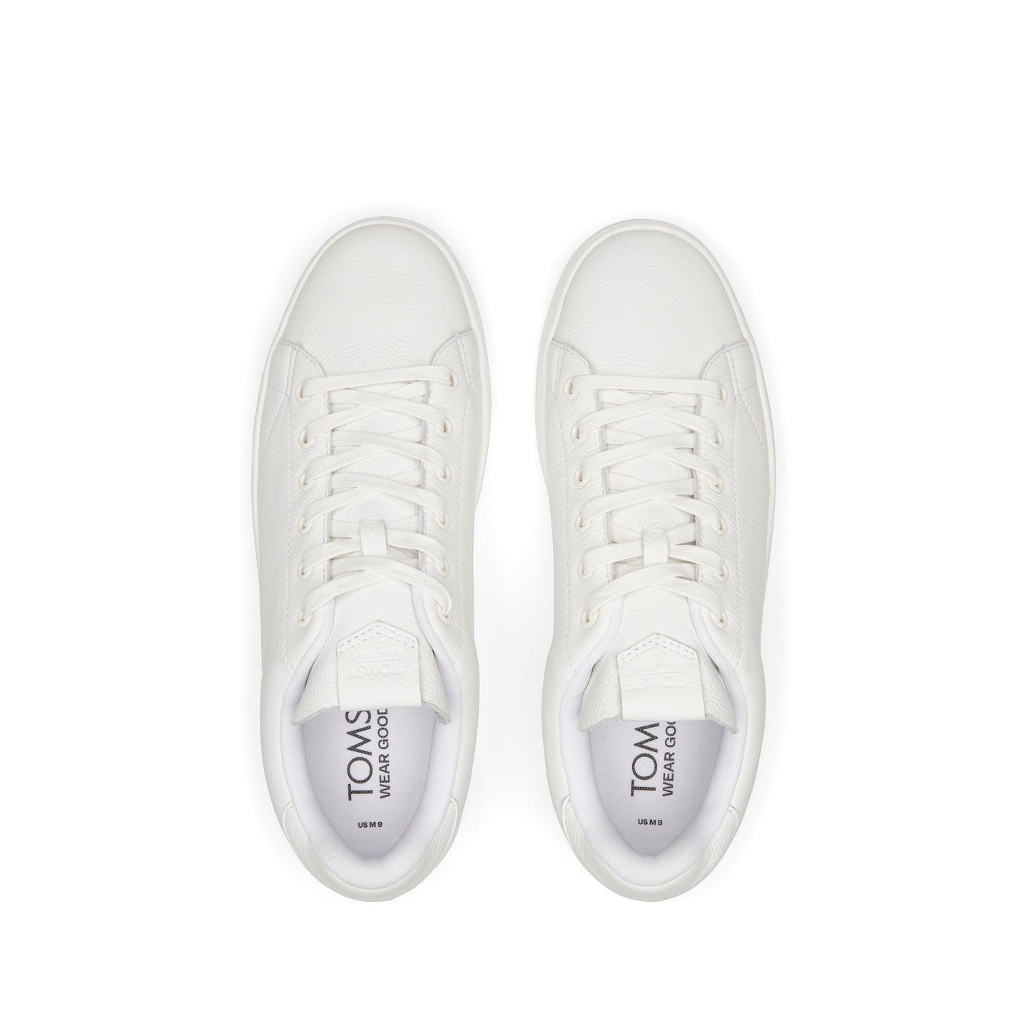TRVL LITE White Leather Lace-Up Sneaker