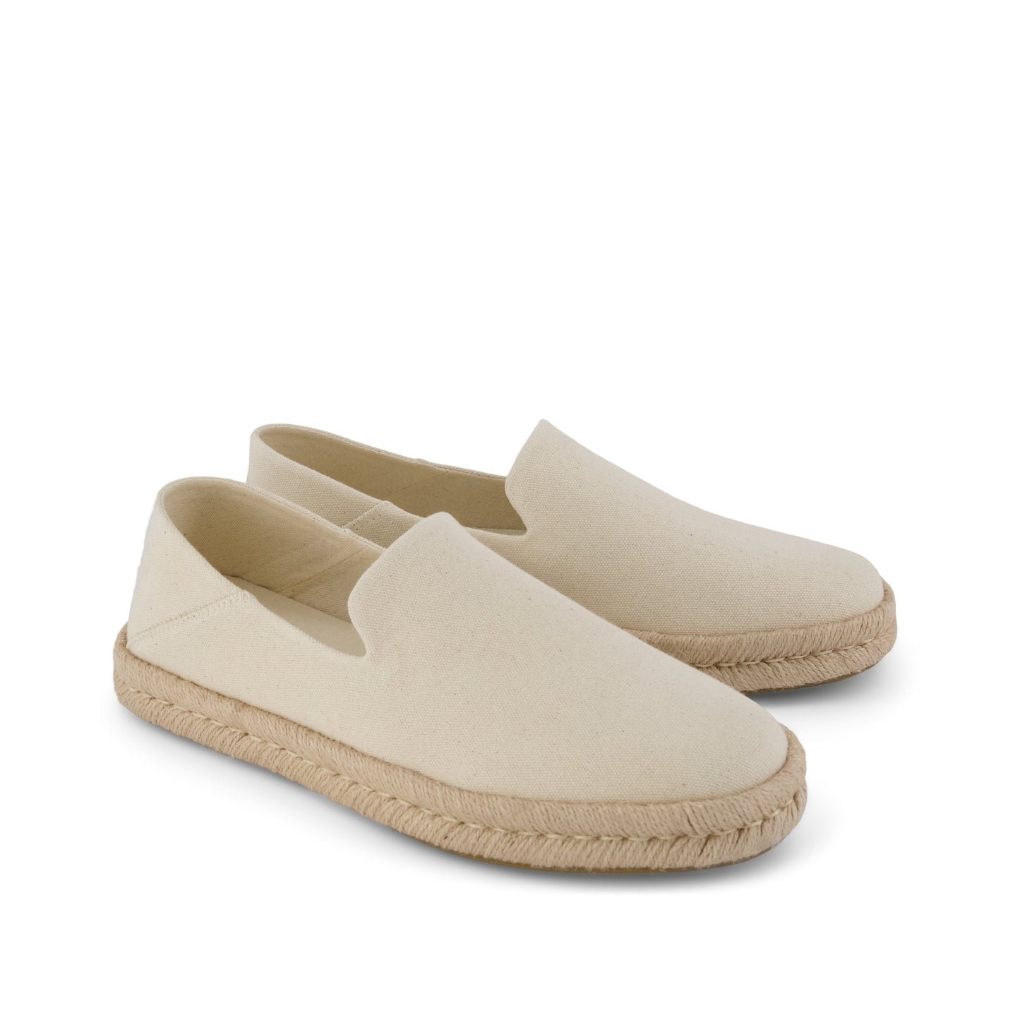 Mens Santiago Loafer Natural Recycled Cotton Canvas