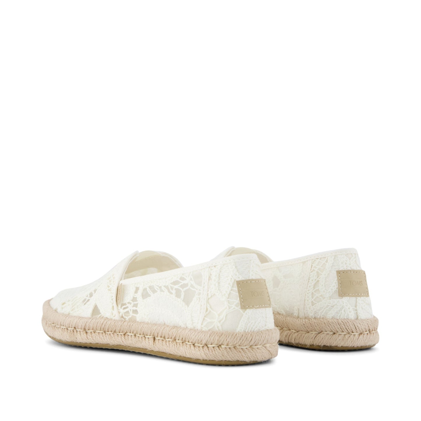 Womens Alpargata Rope 2.0 Espadrille Egret Floral Crochet