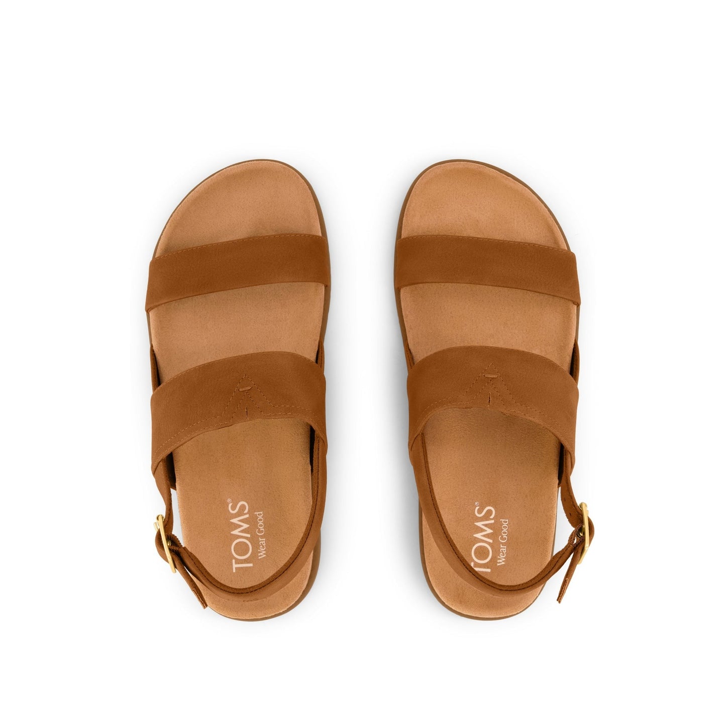 Womens Marin Strap Sandal Brown Sugar Nubuck