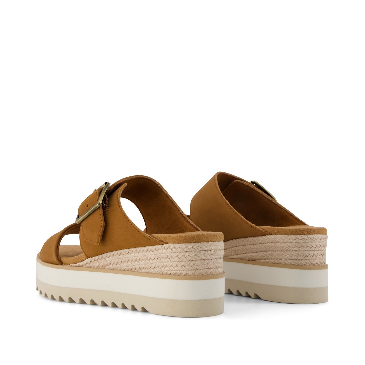 Womens Diana Mule Wedge Sandal Brown Sugar