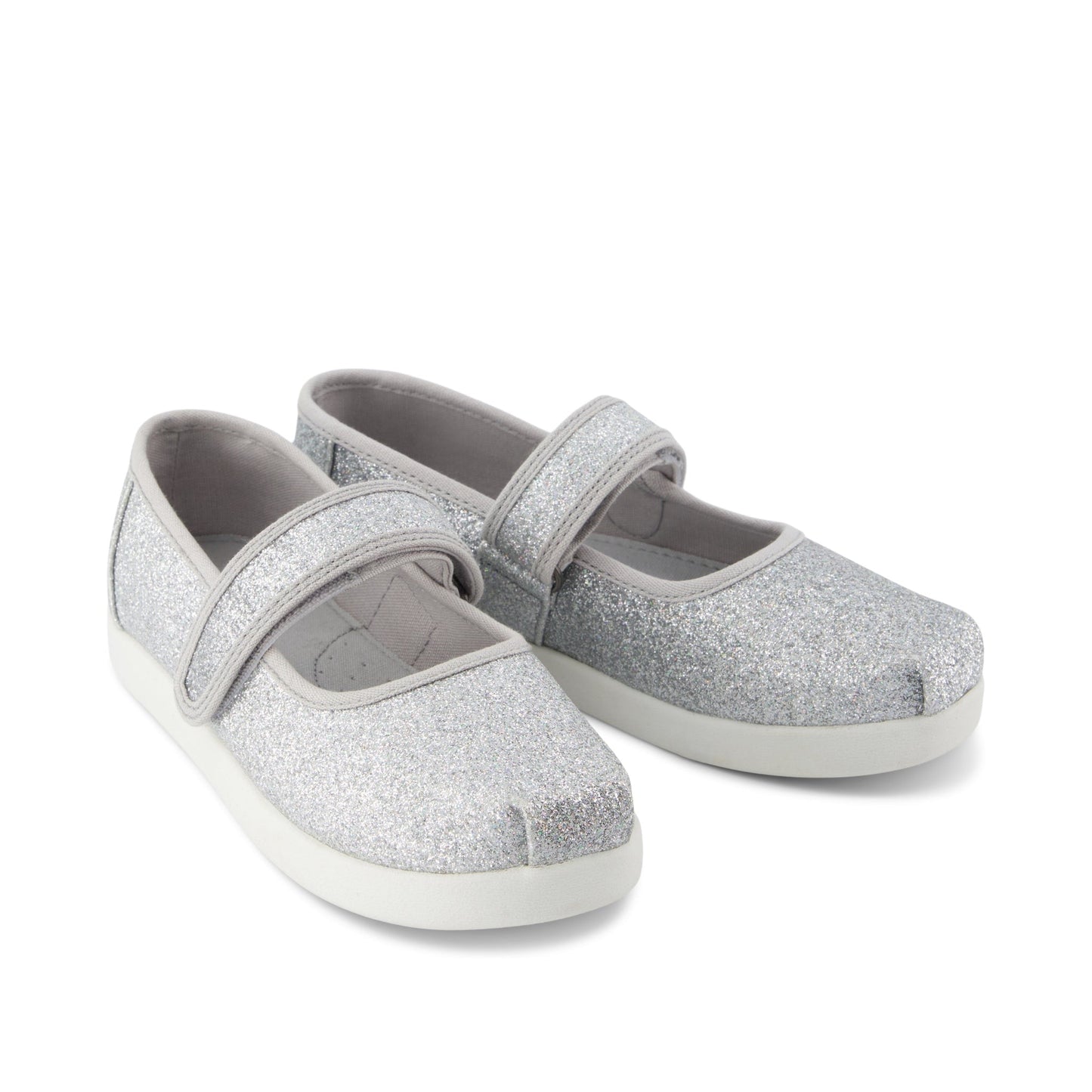 Nora Mary Jane Kids Shoe Silver Iridescent Glimmer Kids Shoe