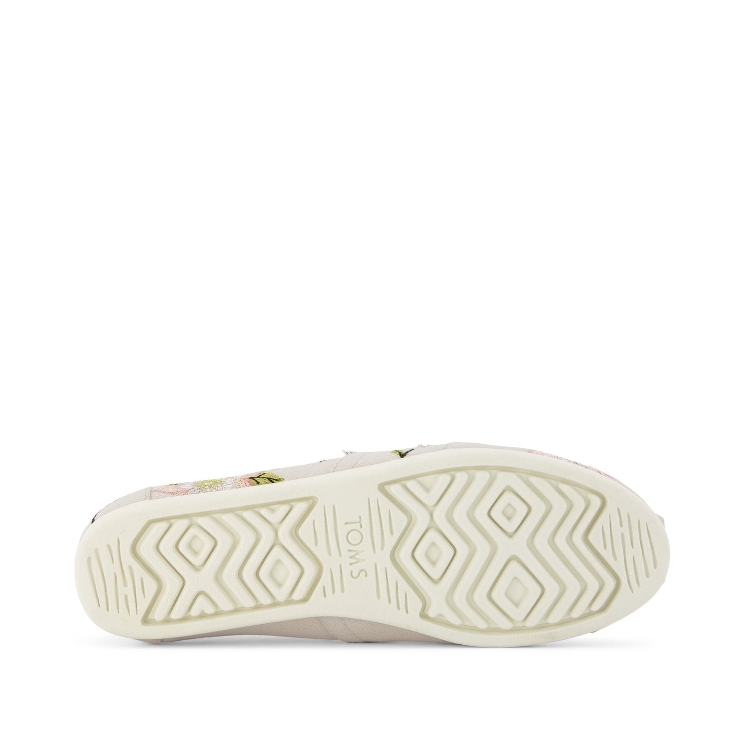 Womens Alpargata Classic Natural Embroidered Floral