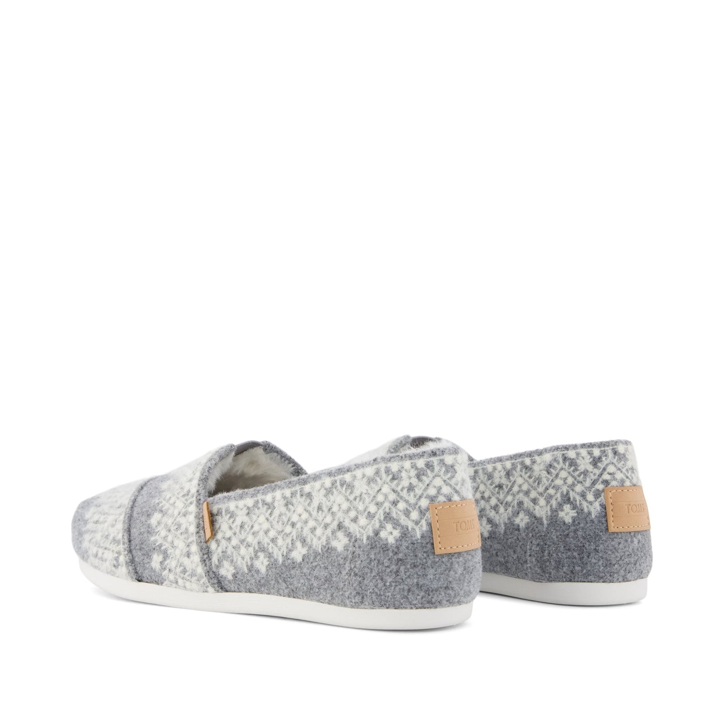 Womens Alpargata Classic Fuzzy Fair Isle