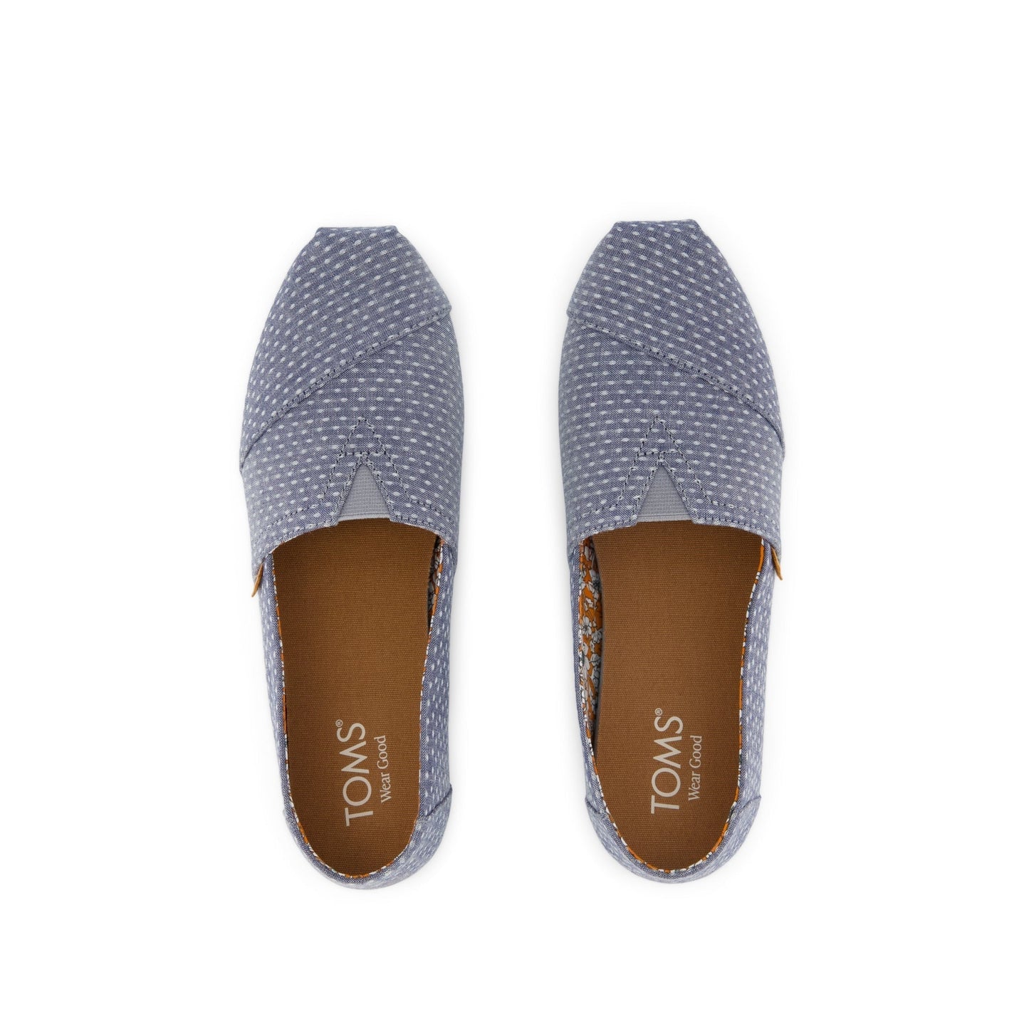 Womens Alpargata Classic Niagara Mist Chambray Dot