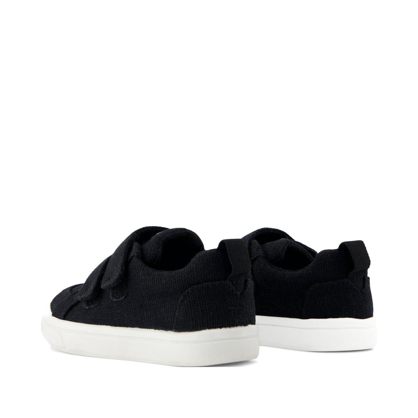 Cruz Double Strap Black Heritage Canvas Toddler Sneaker