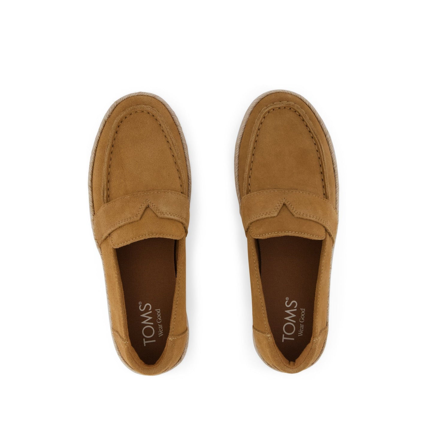 Womens Blakely Loafer Espadrille Brown Sugar Suede