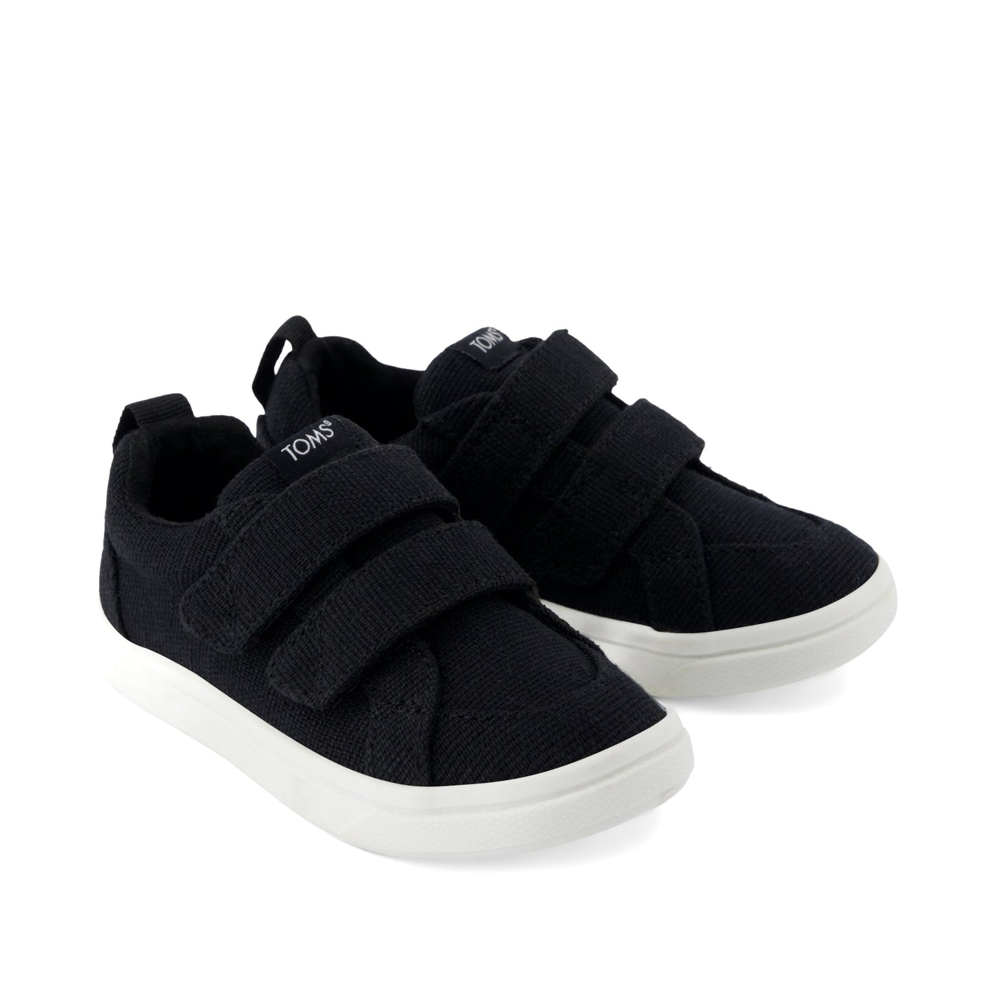 Cruz Double Strap Black Heritage Canvas Toddler Sneaker